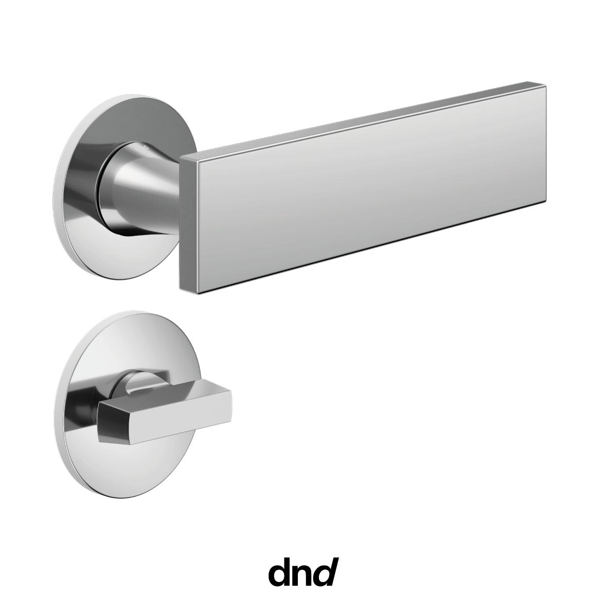 Aretè L - DND Maniglia per porta interna - Imhoff Handles