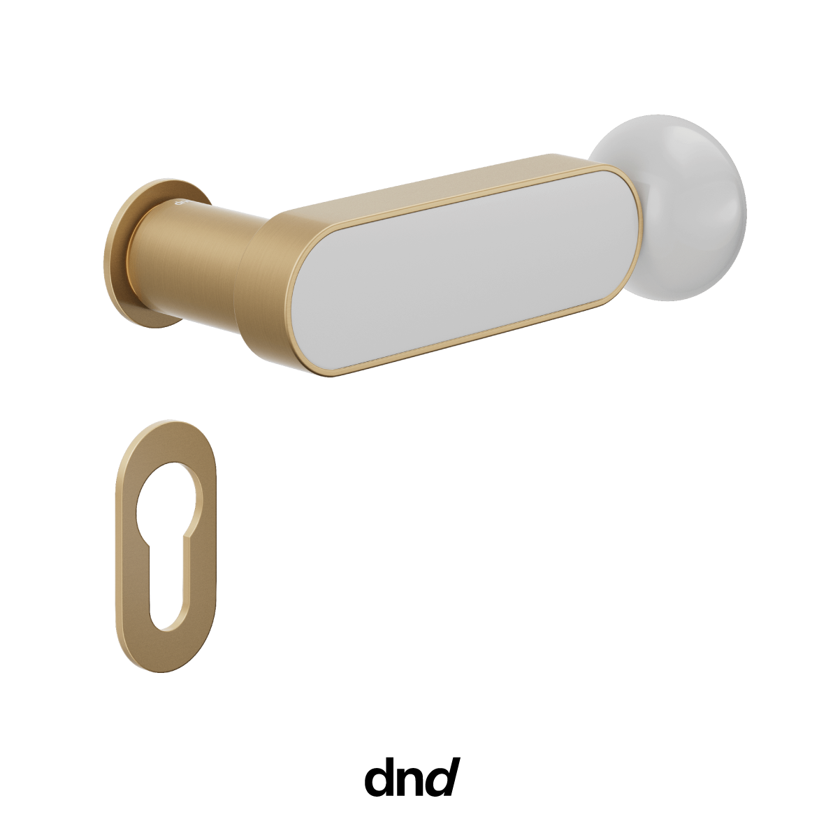 Crisalide - DND Maniglia per porta interna - Imhoff Handles