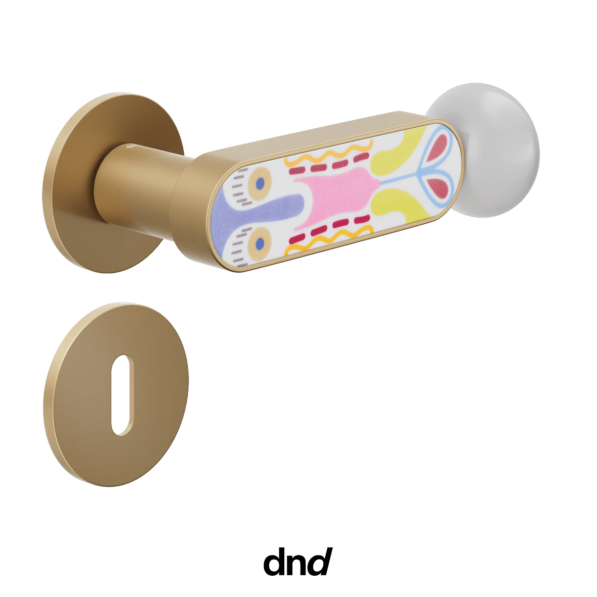 Crisalide - DND Maniglia per porta interna - Imhoff Handles