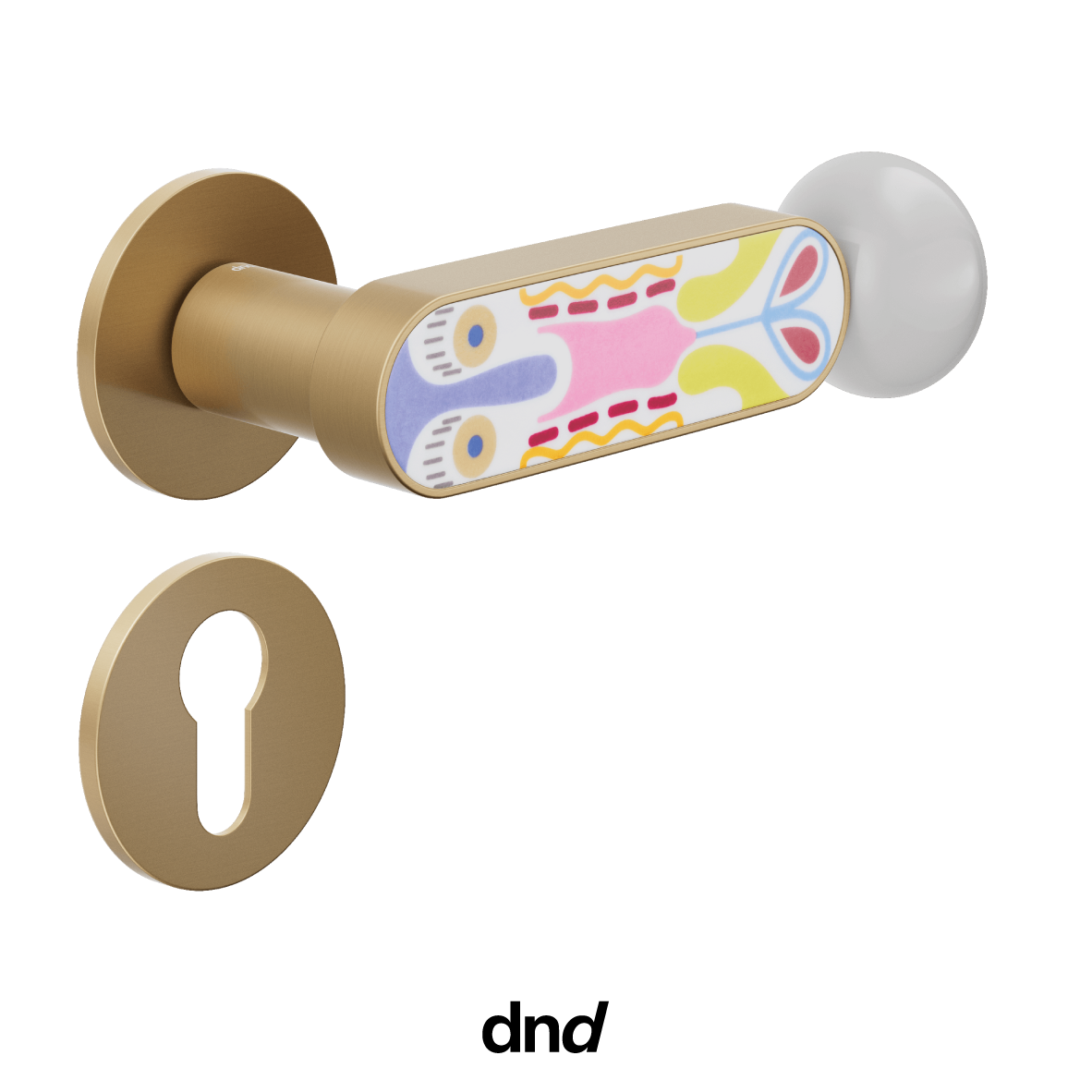 Crisalide - DND Maniglia per porta interna - Imhoff Handles