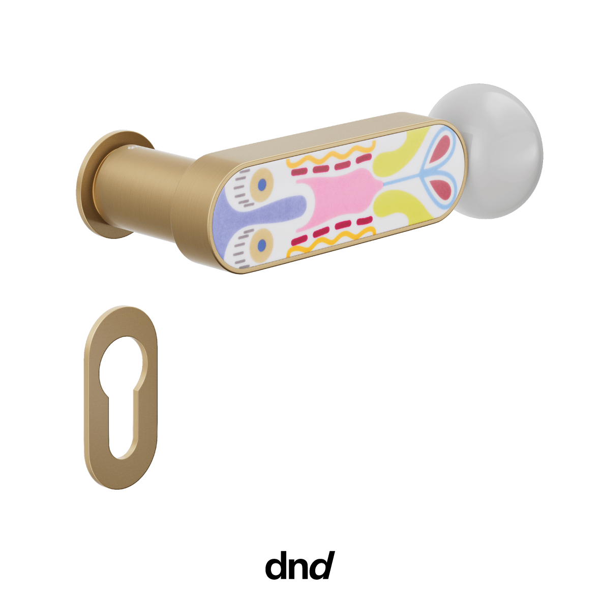 Crisalide - DND Maniglia per porta interna - Imhoff Handles