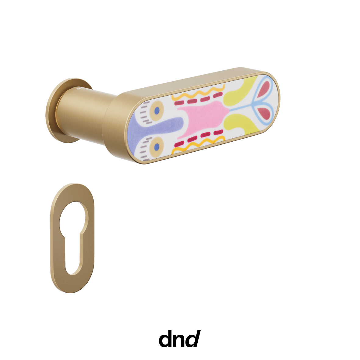 Crisalide mini - DND Maniglia per porta interna - Imhoff Handles