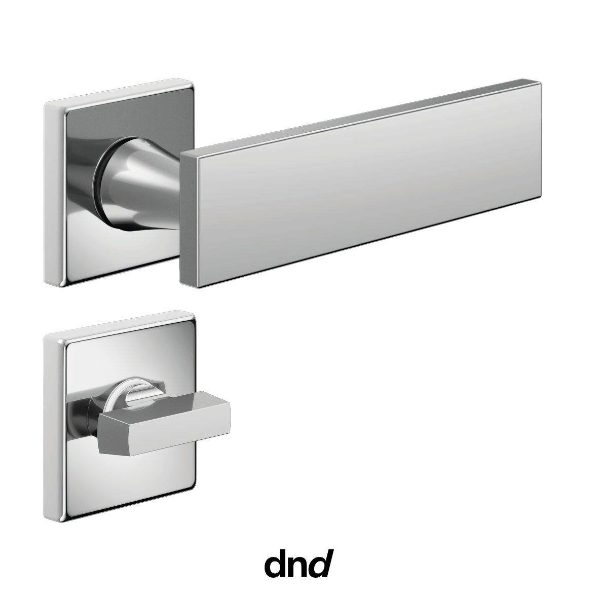 Aretè L 02 - DND Maniglia per porta interna - Imhoff Handles