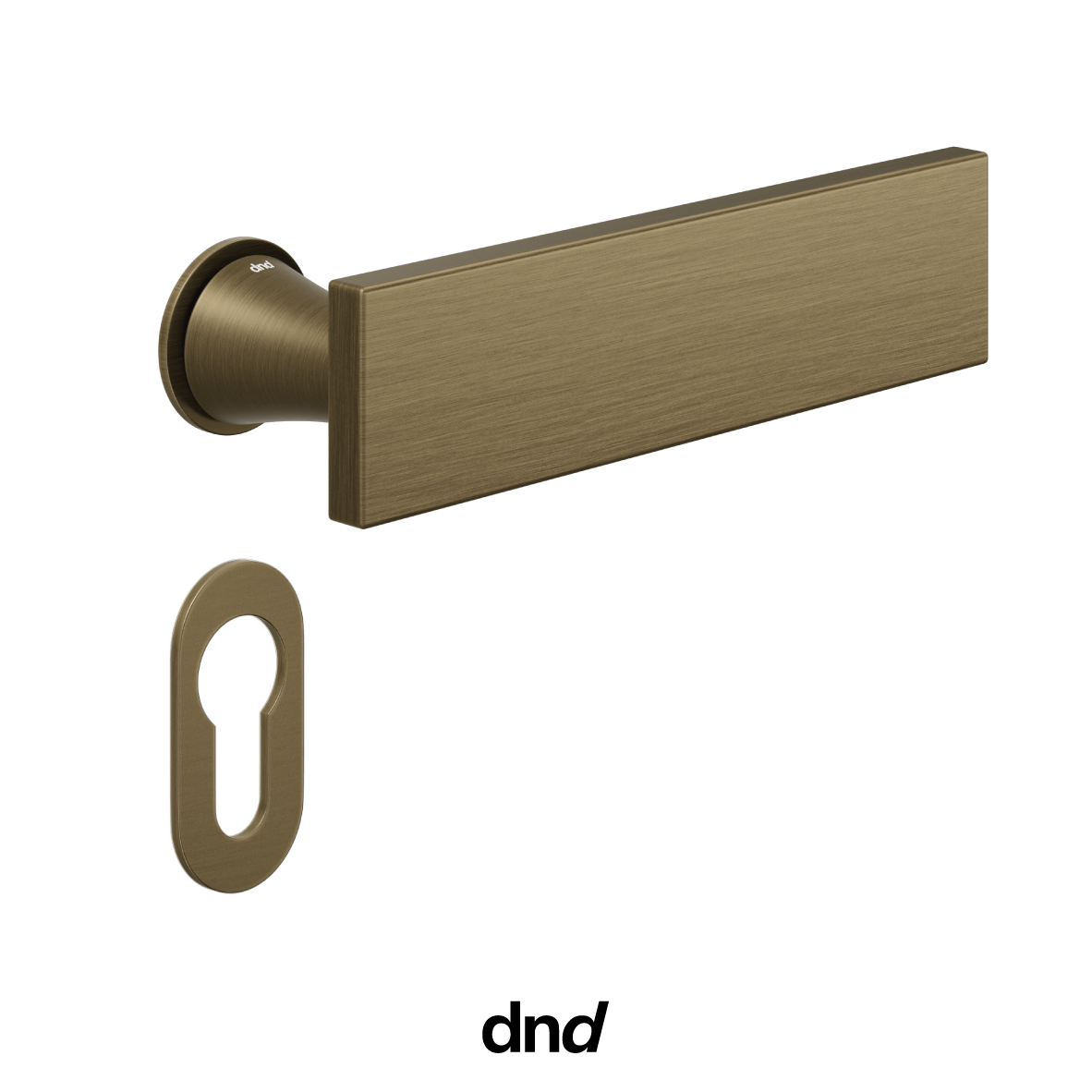 Aretè L - DND Maniglia per porta interna - Imhoff Handles