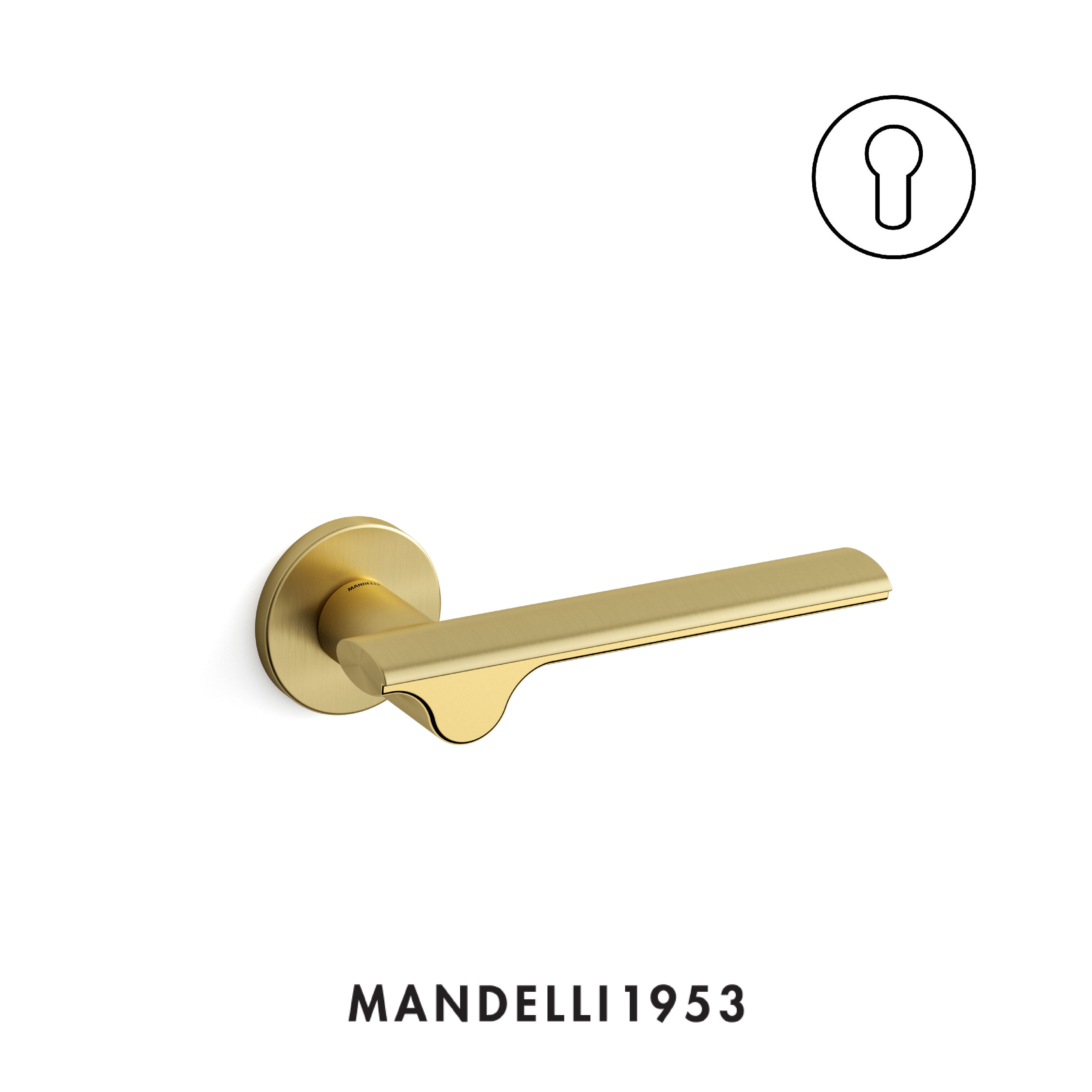 MANDELLI 1953 Ara - Maniglia per porta interna