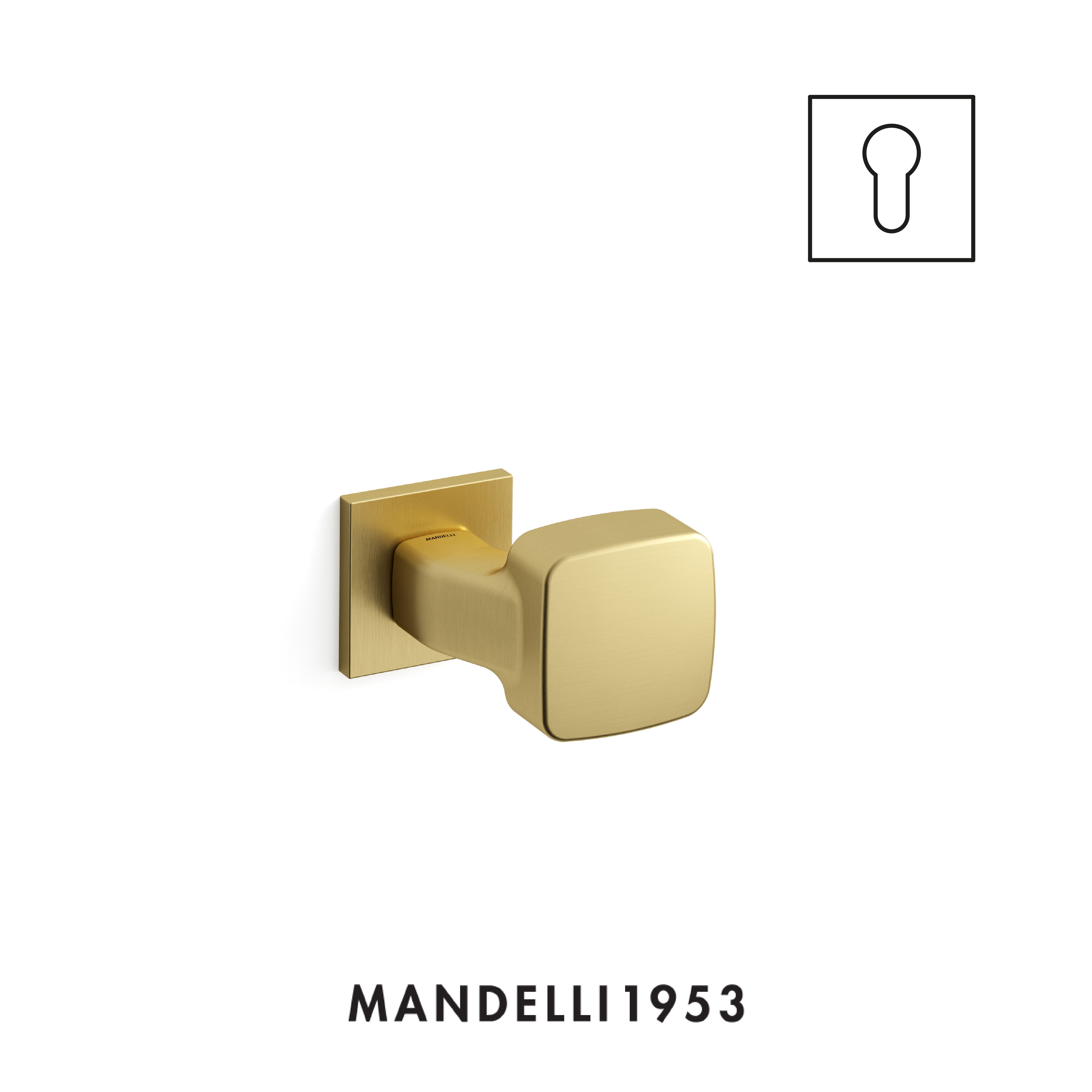 MANDELLI 1953 Carrè - Maniglia per porta interna