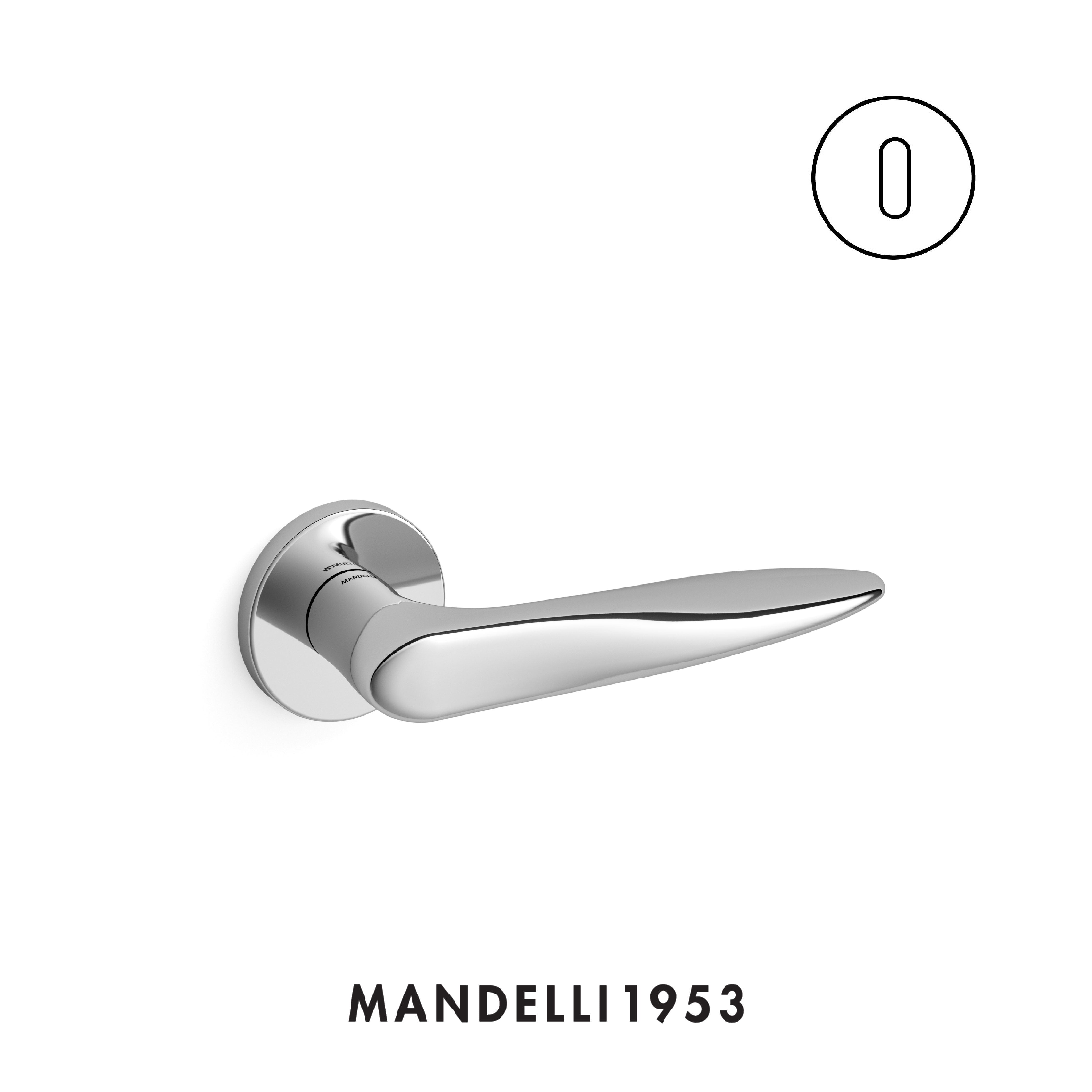 MANDELLI 1953 Zoe - Maniglia per porta interna