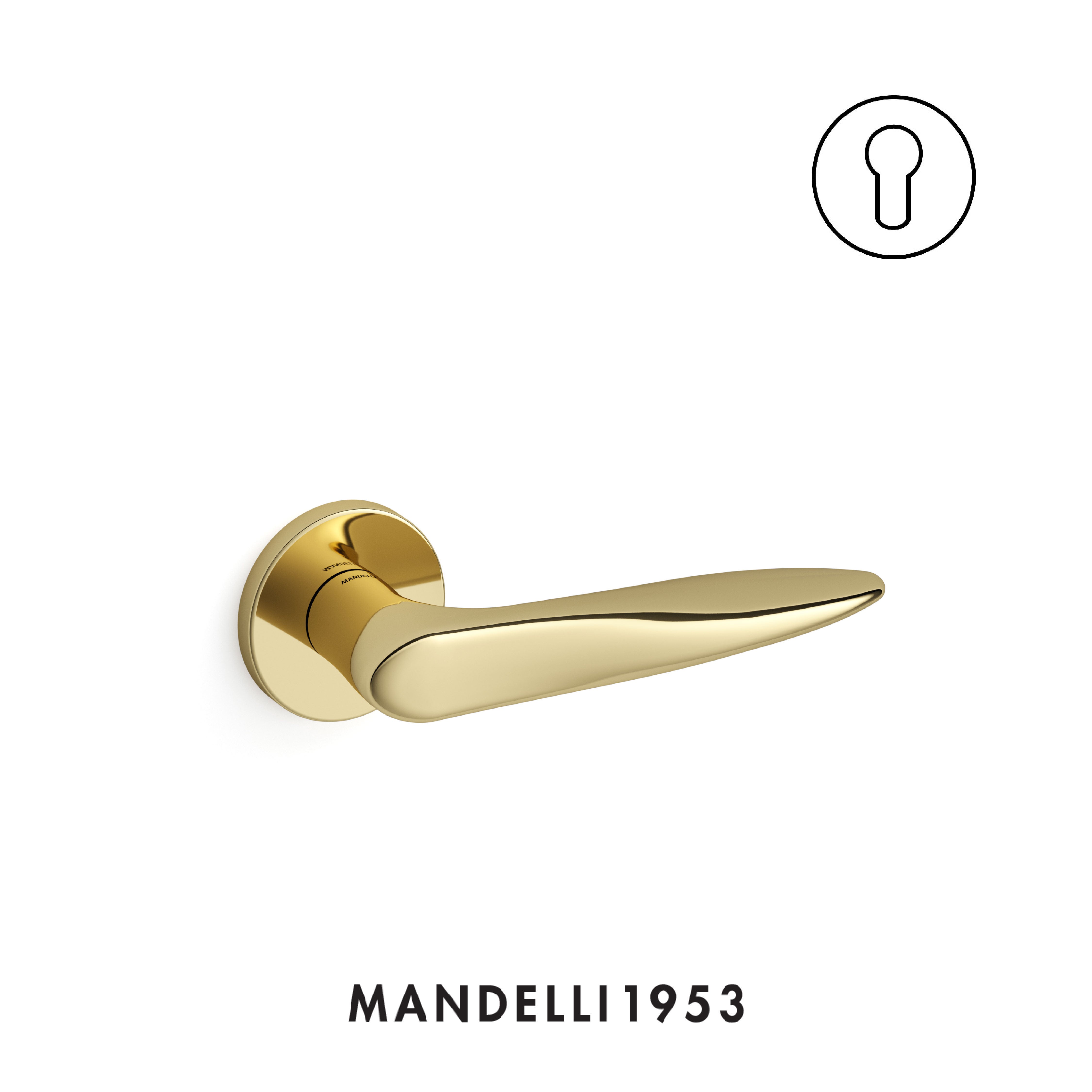 MANDELLI 1953 Zoe - Maniglia per porta interna