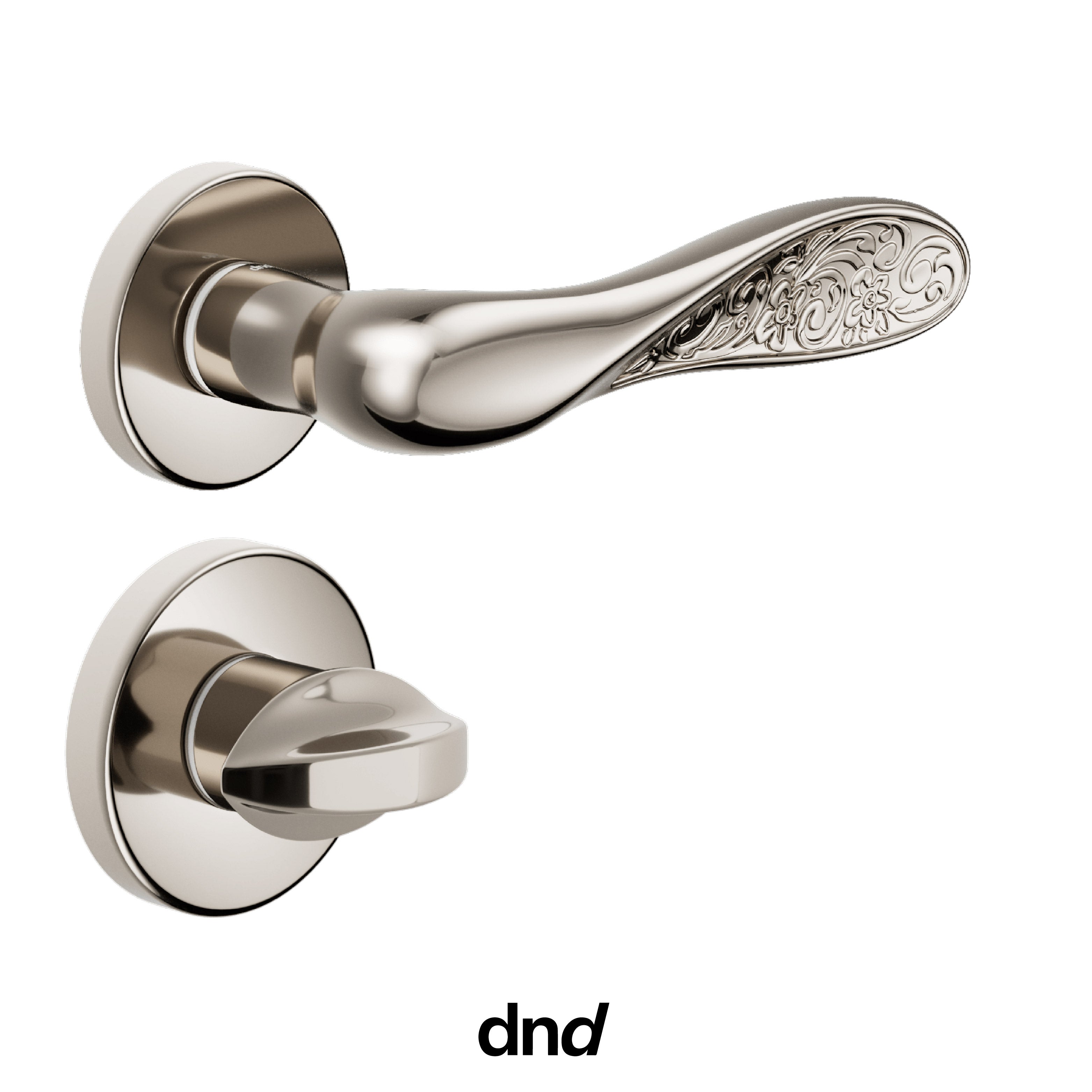 Fiore - DND Maniglia per porta interna - Imhoff Handles