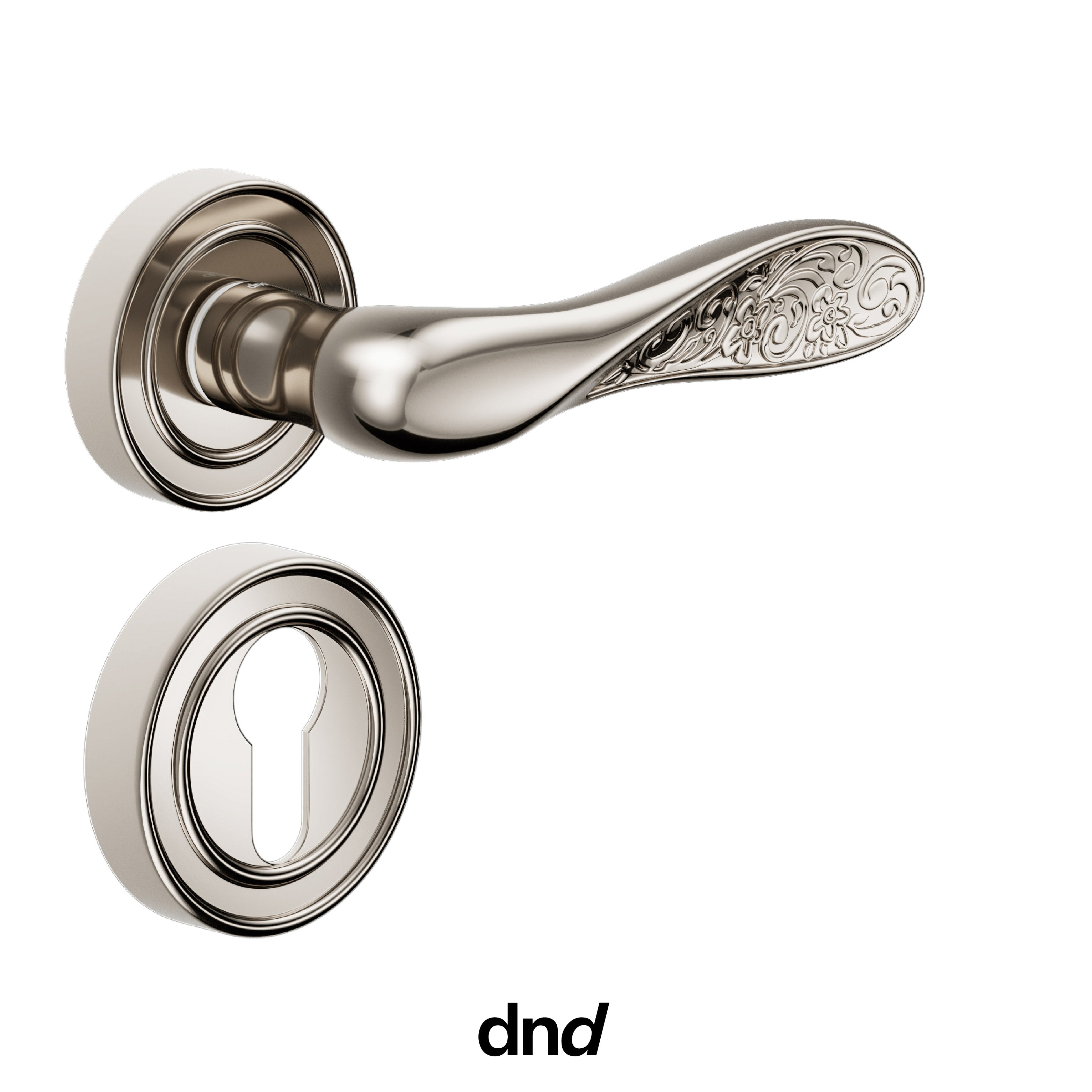 Fiore - DND Maniglia per porta interna - Imhoff Handles