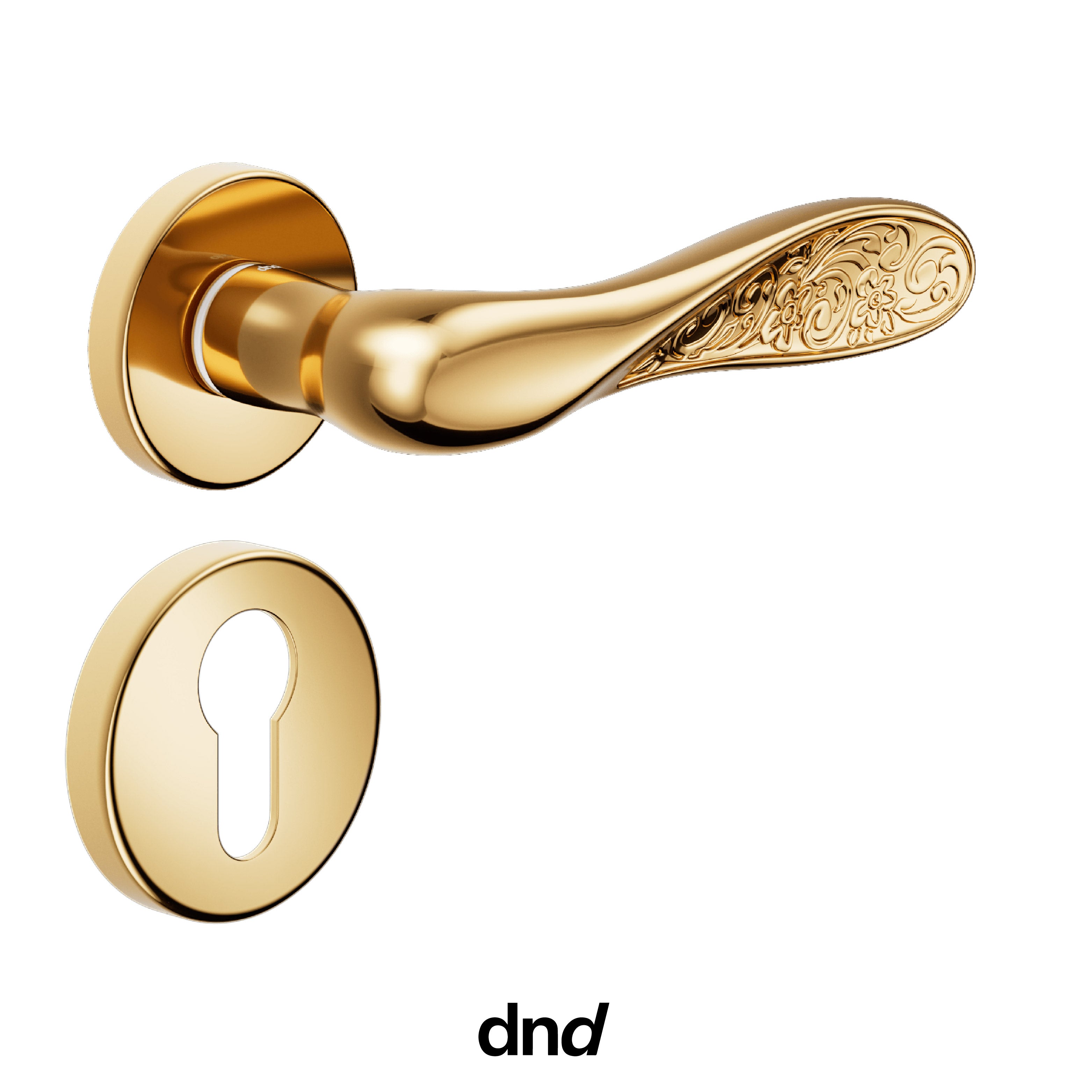 Fiore - DND Maniglia per porta interna - Imhoff Handles