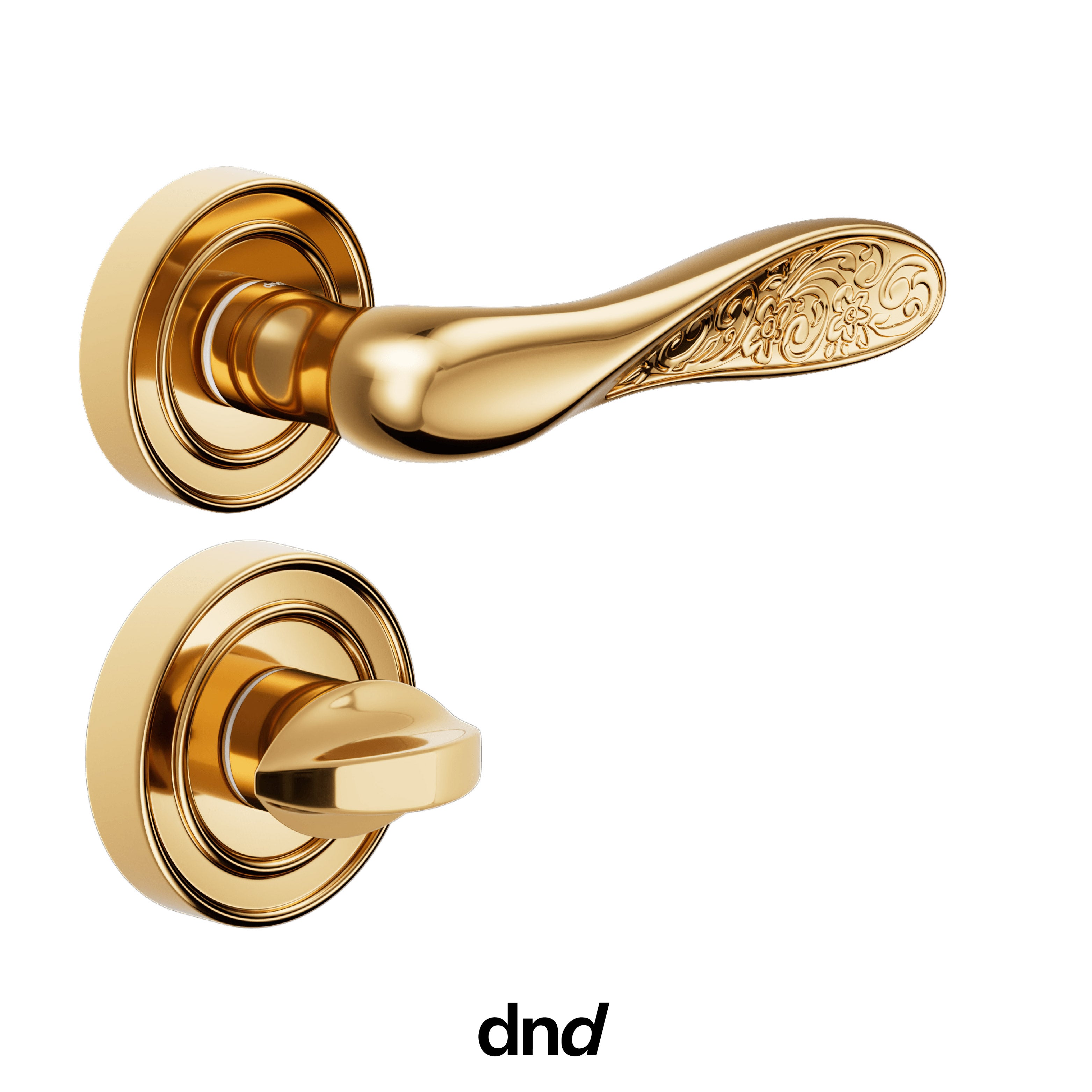 Fiore - DND Maniglia per porta interna - Imhoff Handles