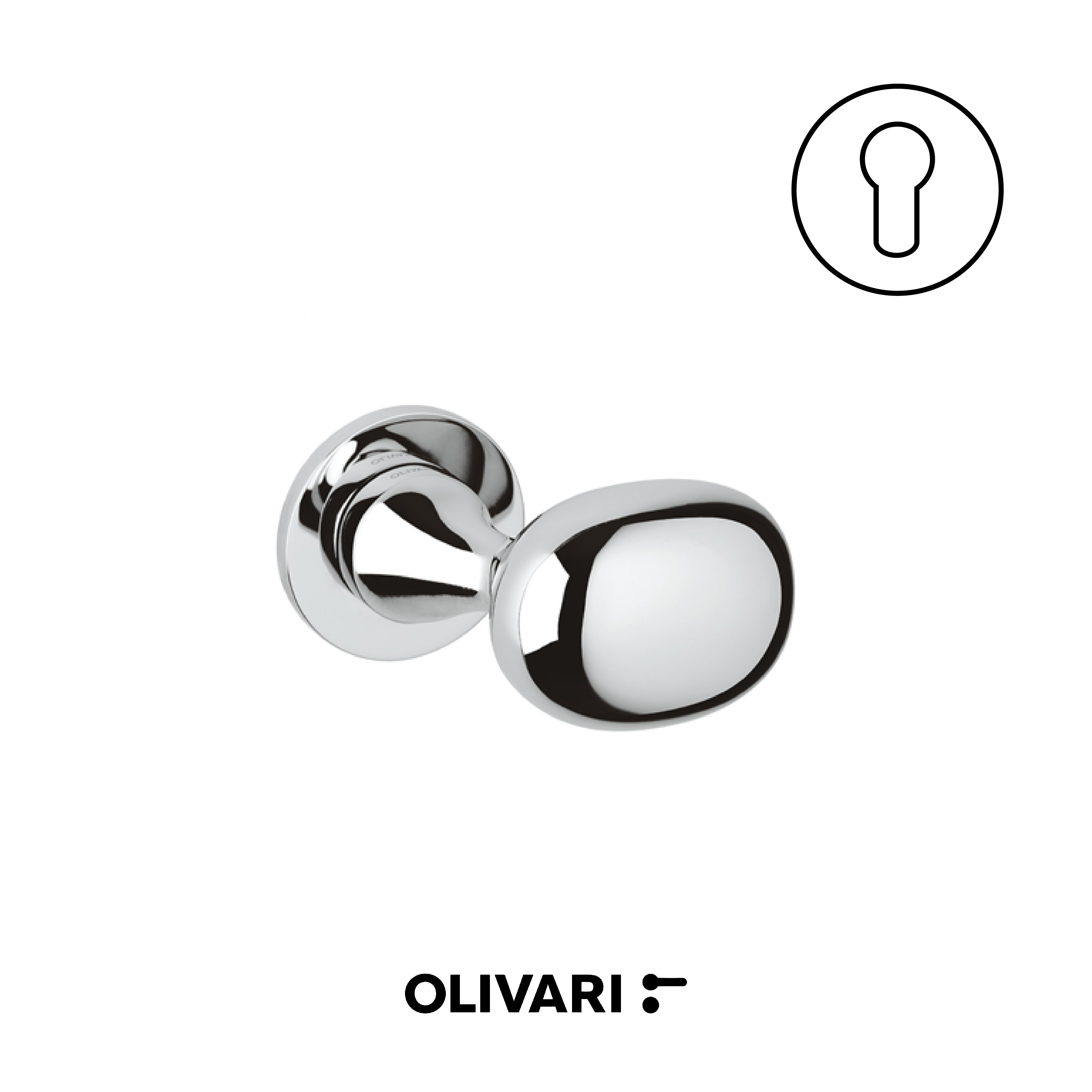 Melanzana - Olivari Maniglia per porta interna - Imhoff Handles