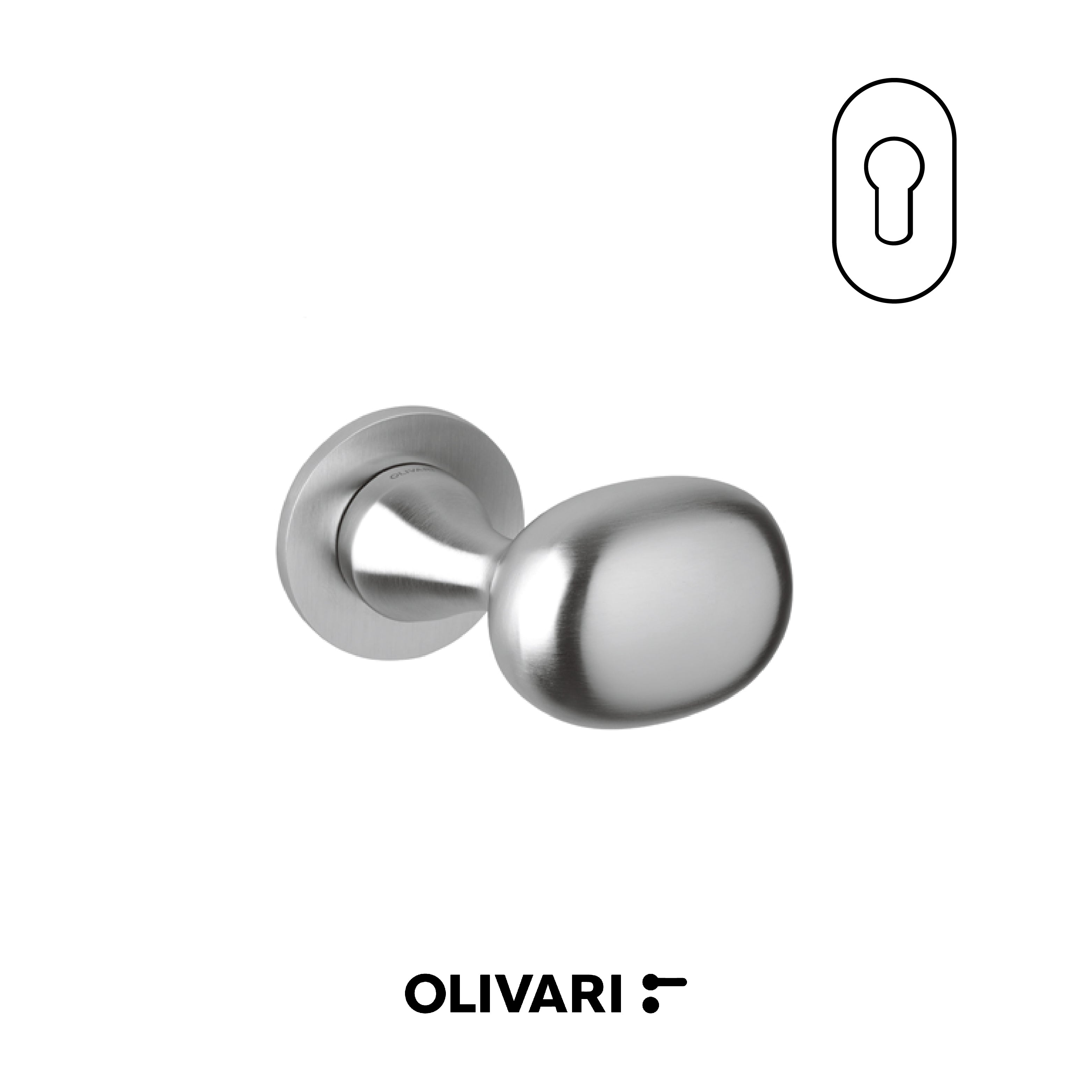 Melanzana - Olivari Maniglia per porta interna - Imhoff Handles