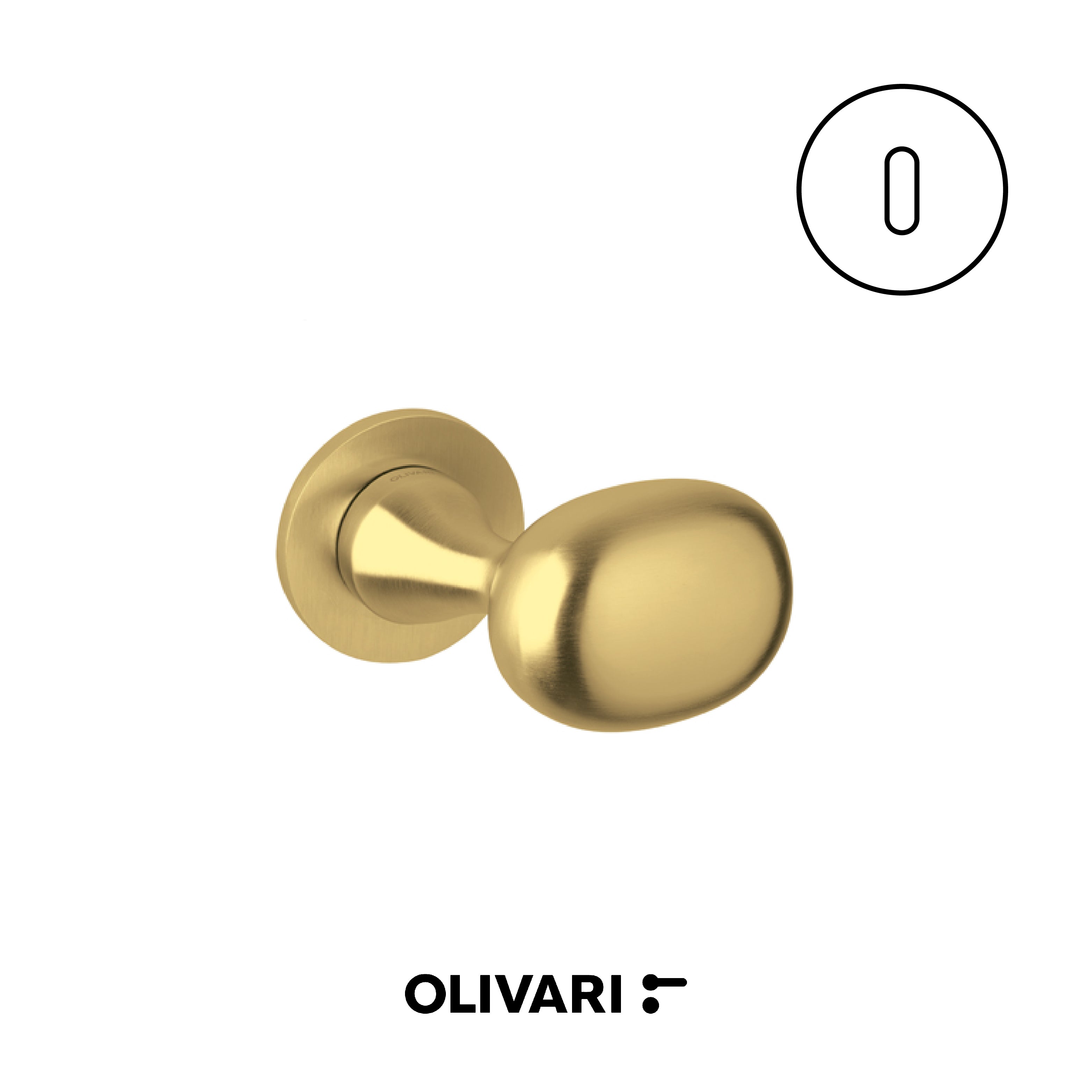 Melanzana - Olivari Maniglia per porta interna - Imhoff Handles