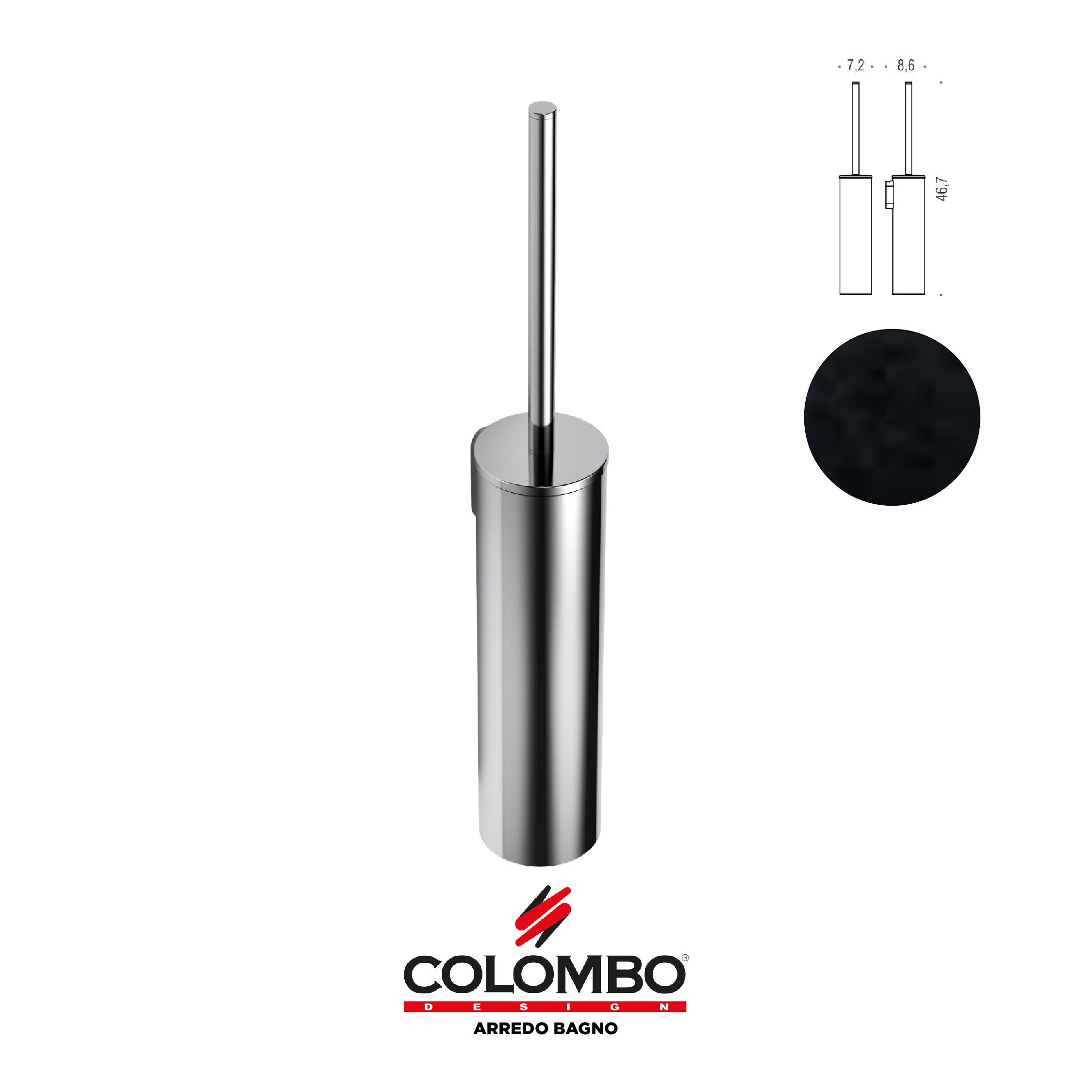 Mini Porta scopino - Colombo design arredo bagno - Imhoff Handles