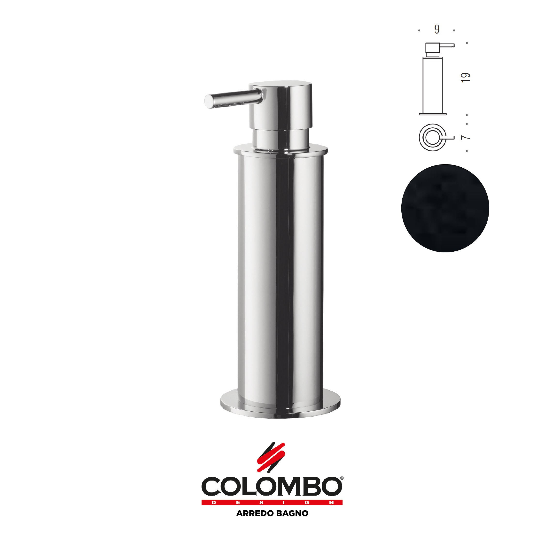Mini Spandisapone d'appoggio (L 0,15) - Colombo design arredo bagno - Imhoff Handles