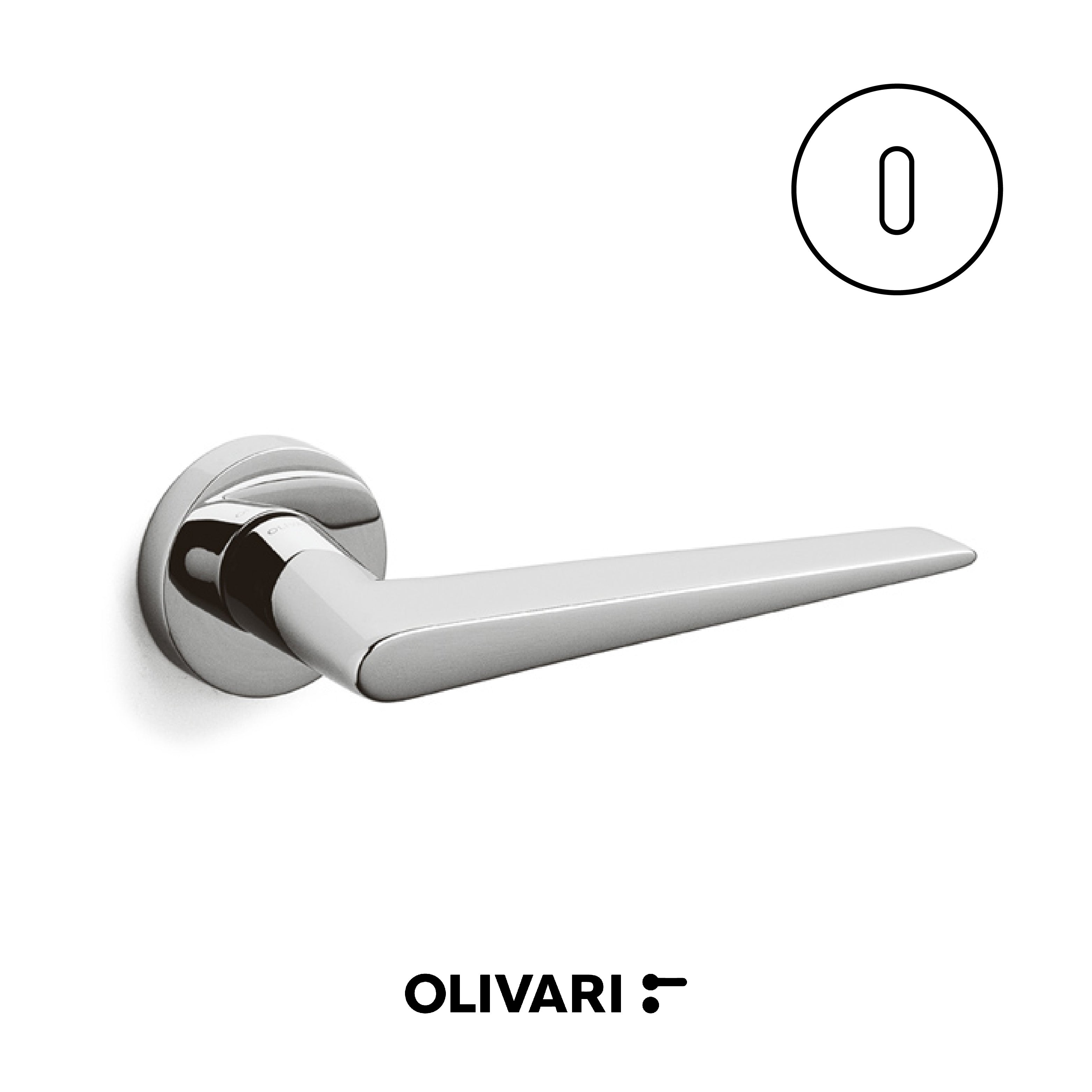 Nina - Olivari Maniglia per porta interna - Imhoff Handles