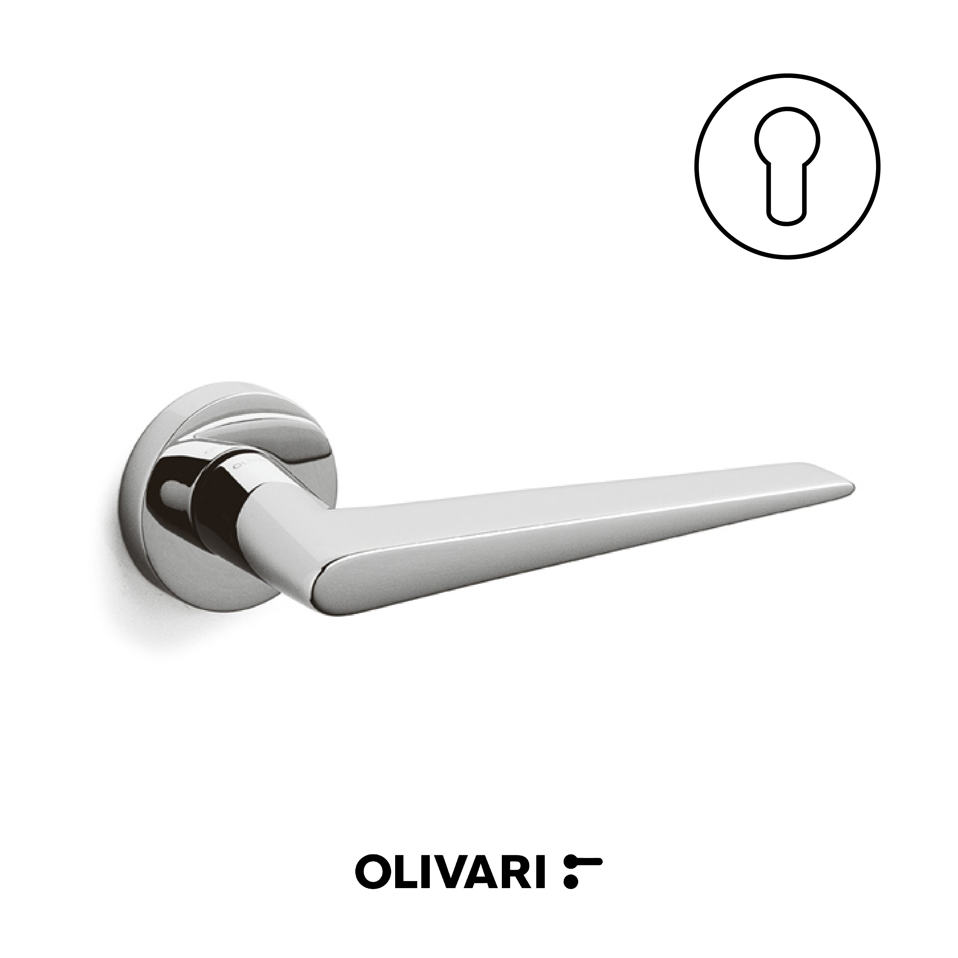 Nina - Olivari Maniglia per porta interna - Imhoff Handles