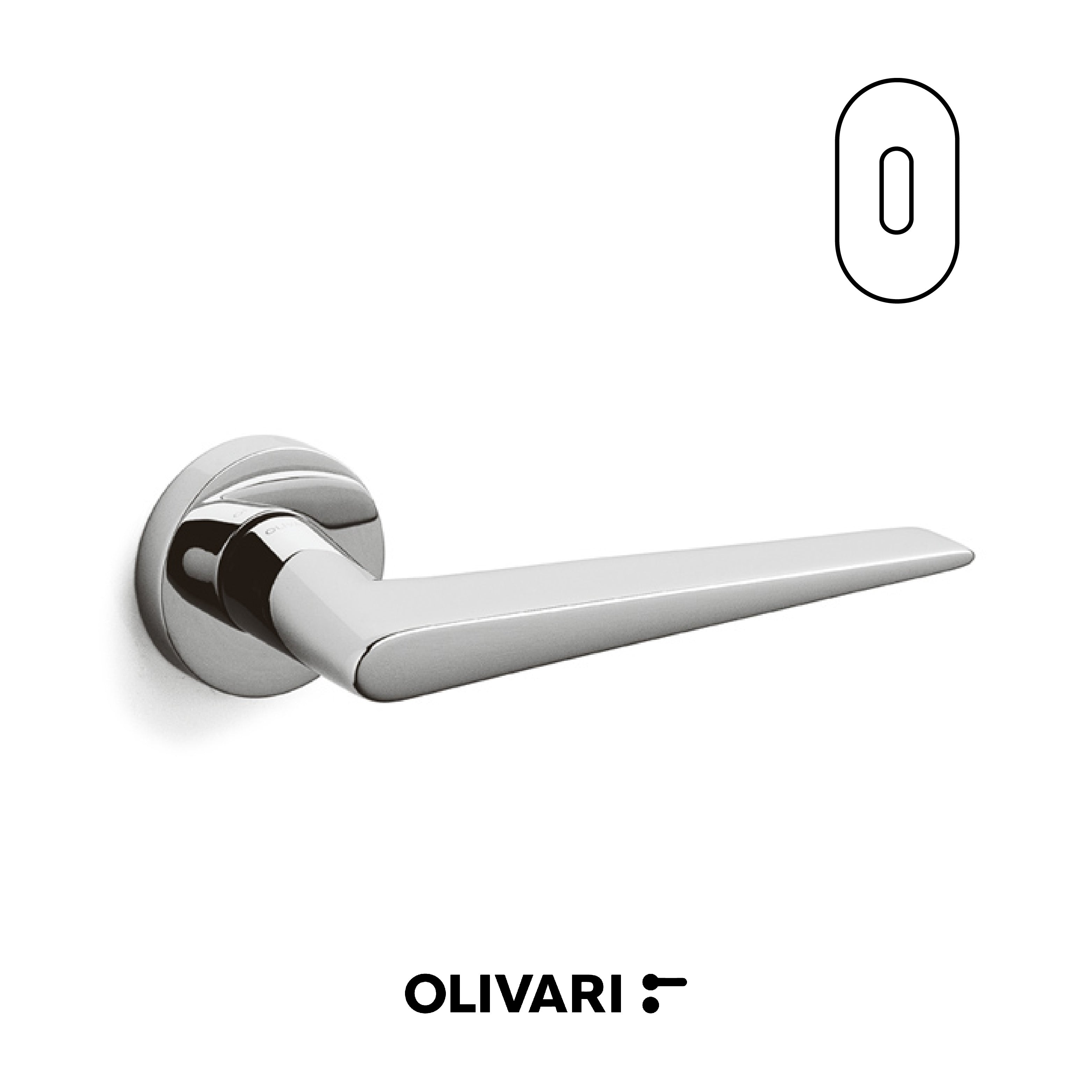 Nina - Olivari Maniglia per porta interna - Imhoff Handles