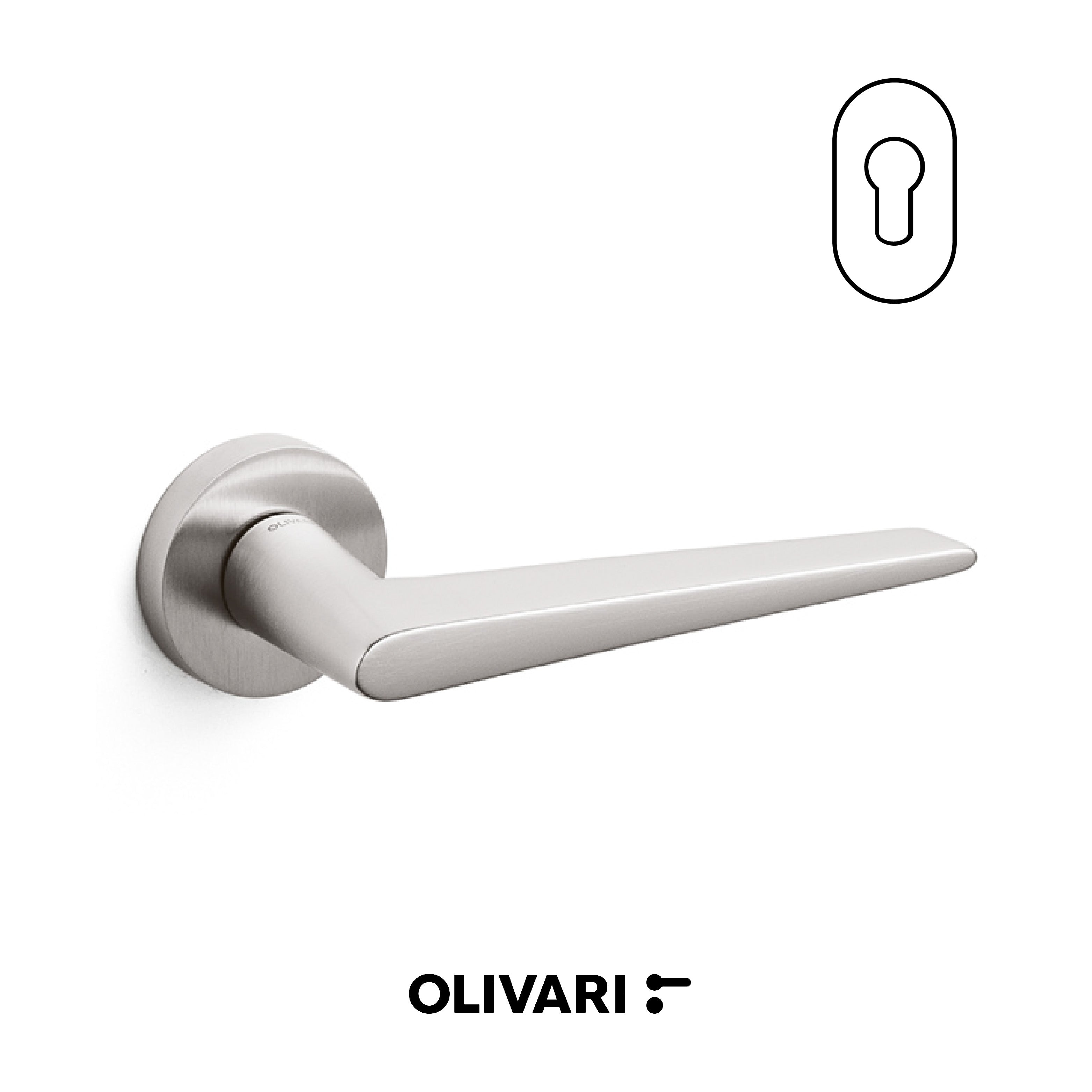 Nina - Olivari Maniglia per porta interna - Imhoff Handles