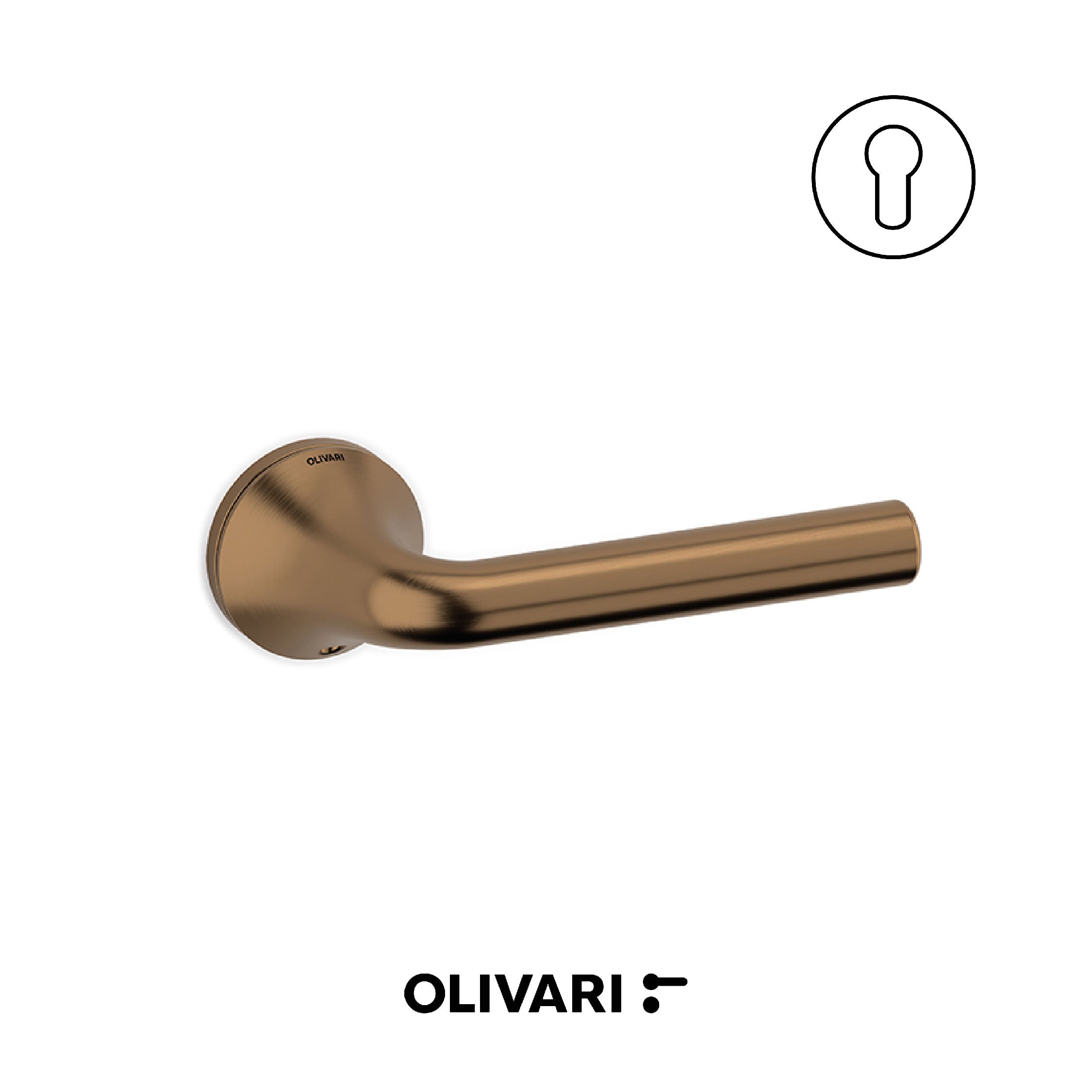Olivari Basel L - Maniglia per porta interna