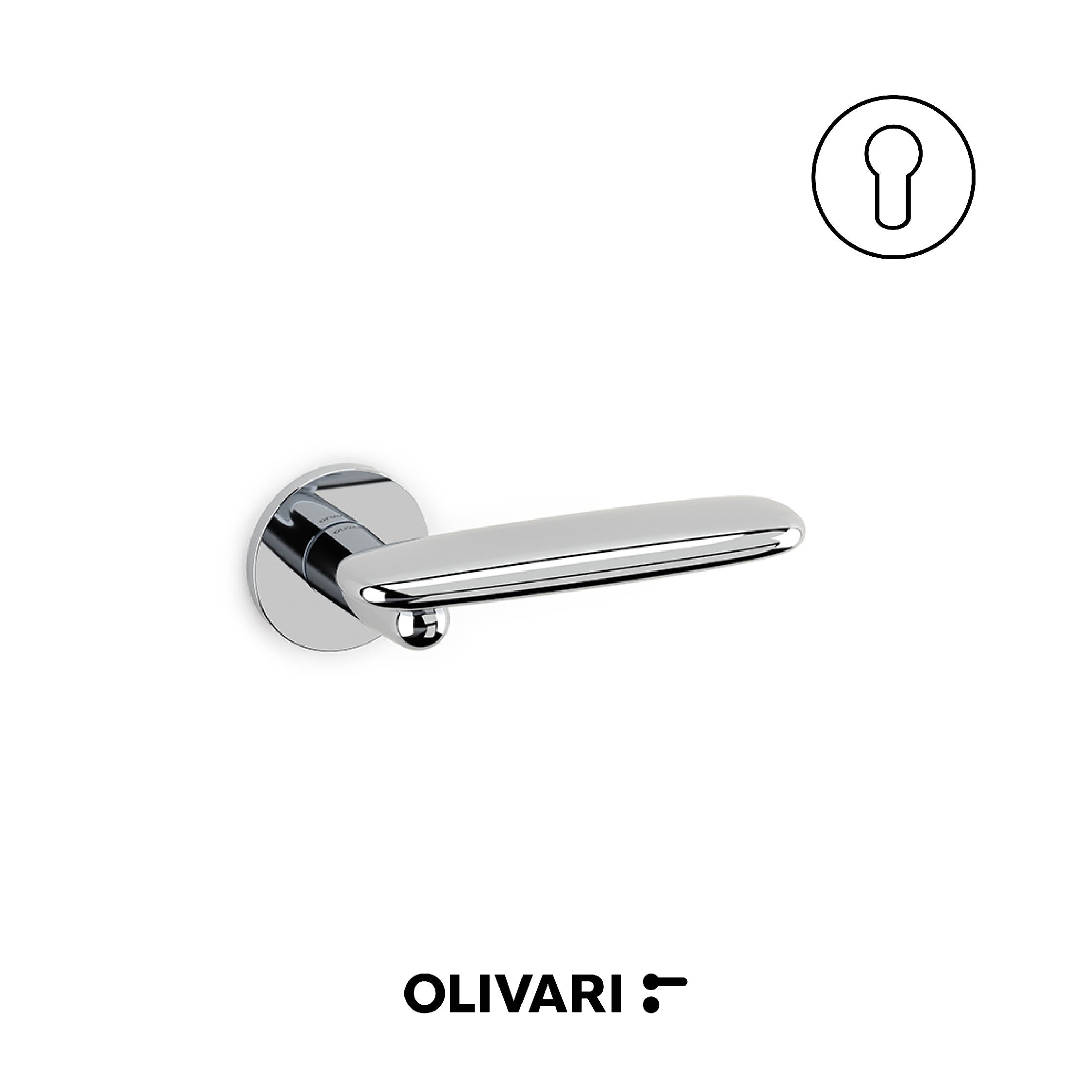 Olivari Dolmen - Maniglia per porta interna