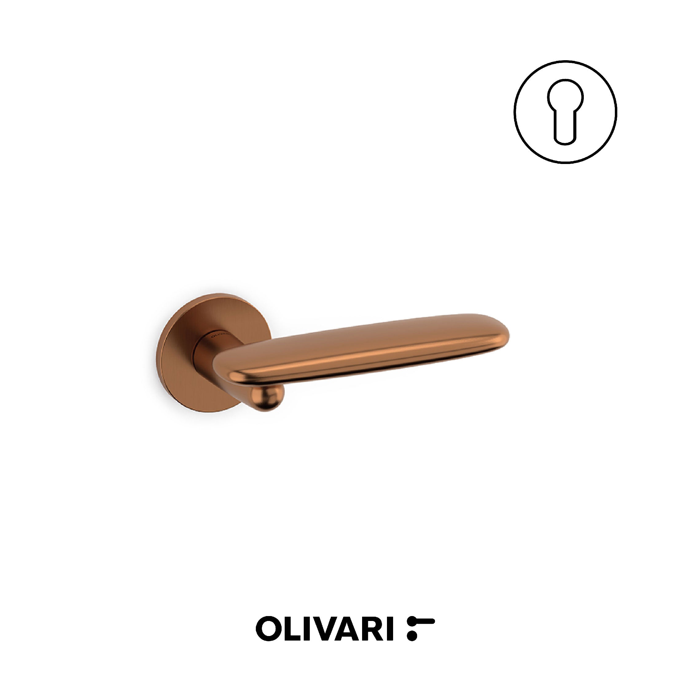 Olivari Dolmen - Maniglia per porta interna