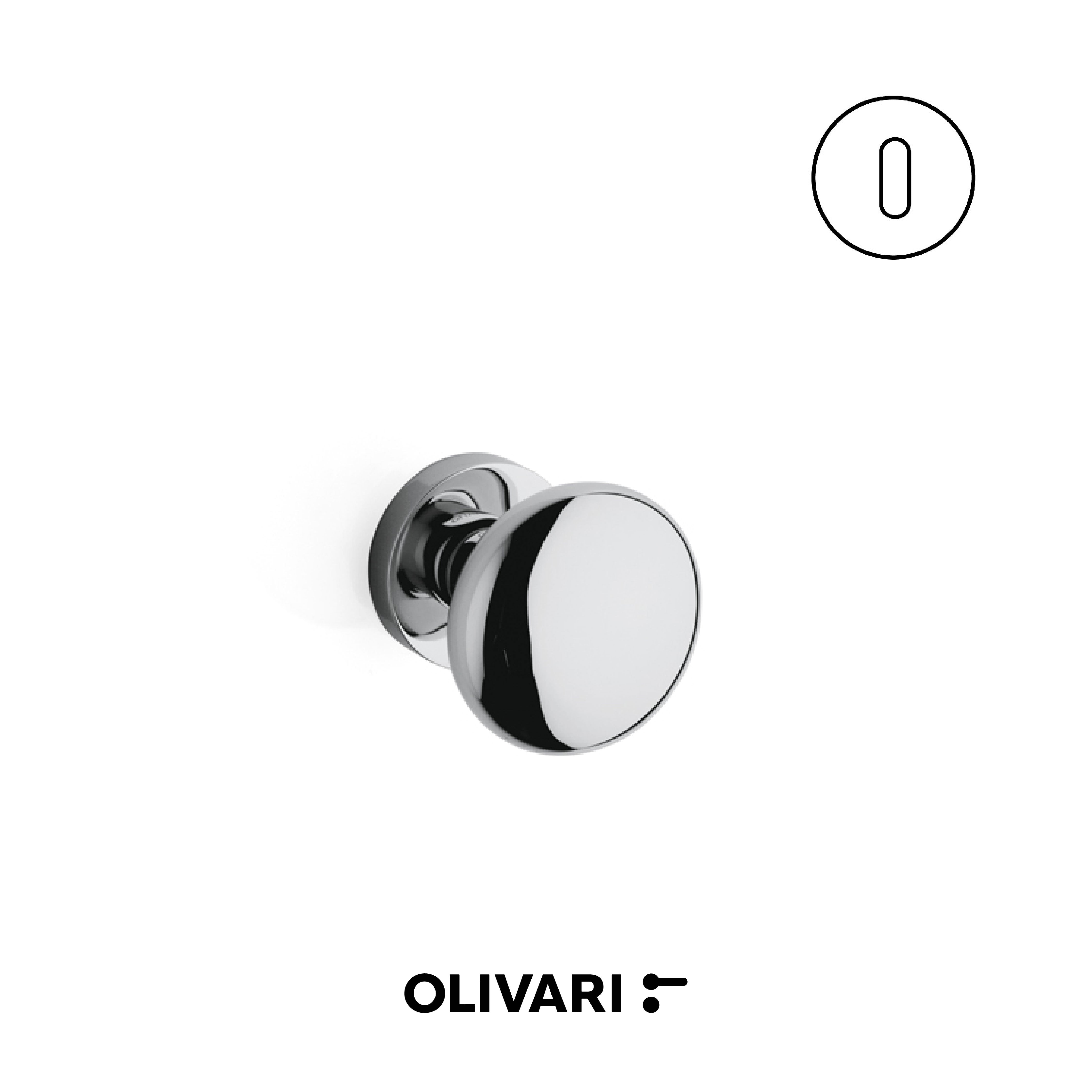 Olivari Edison Ø60 - Pomoli centrali per porte