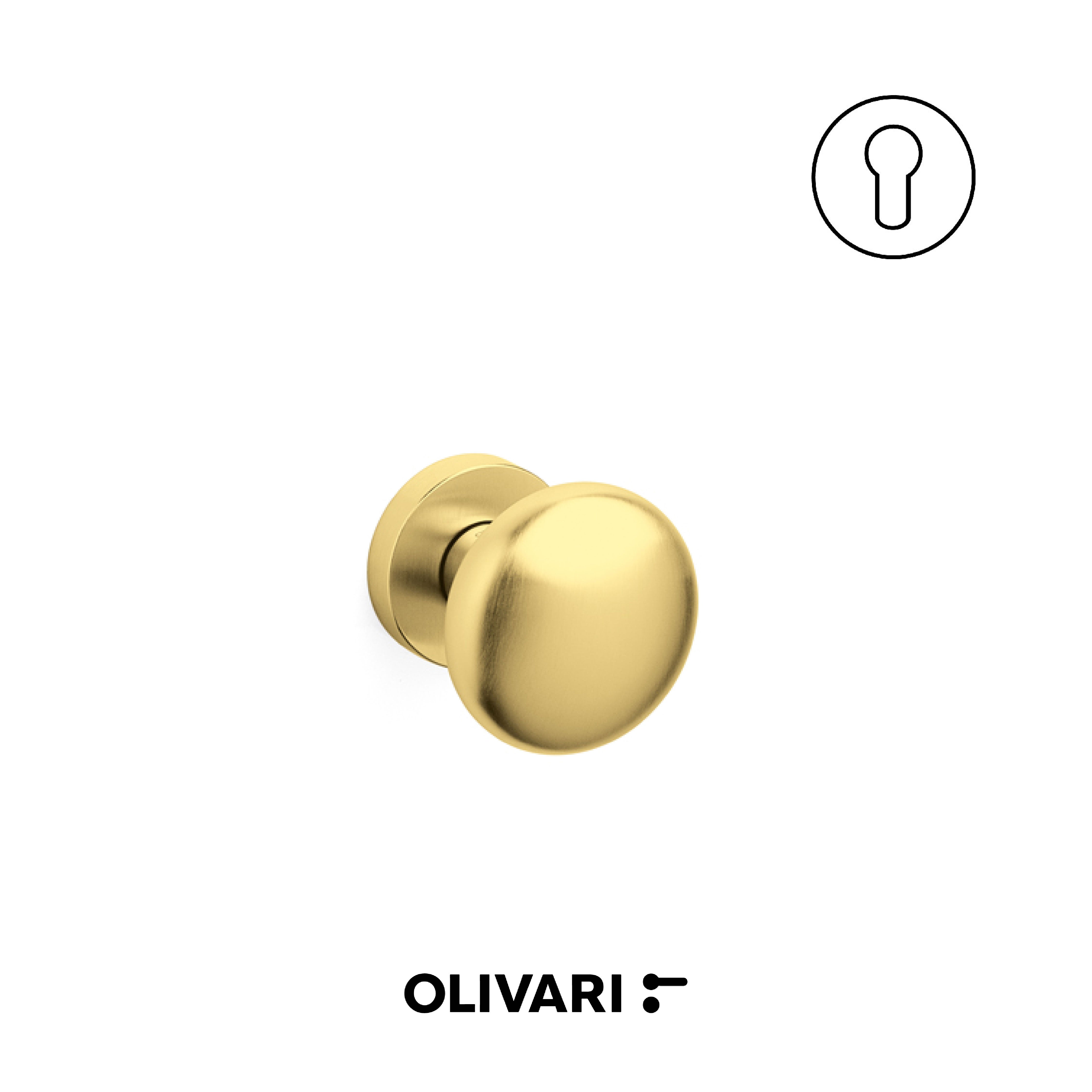 Olivari Edison Ø60 - Pomoli centrali per porte