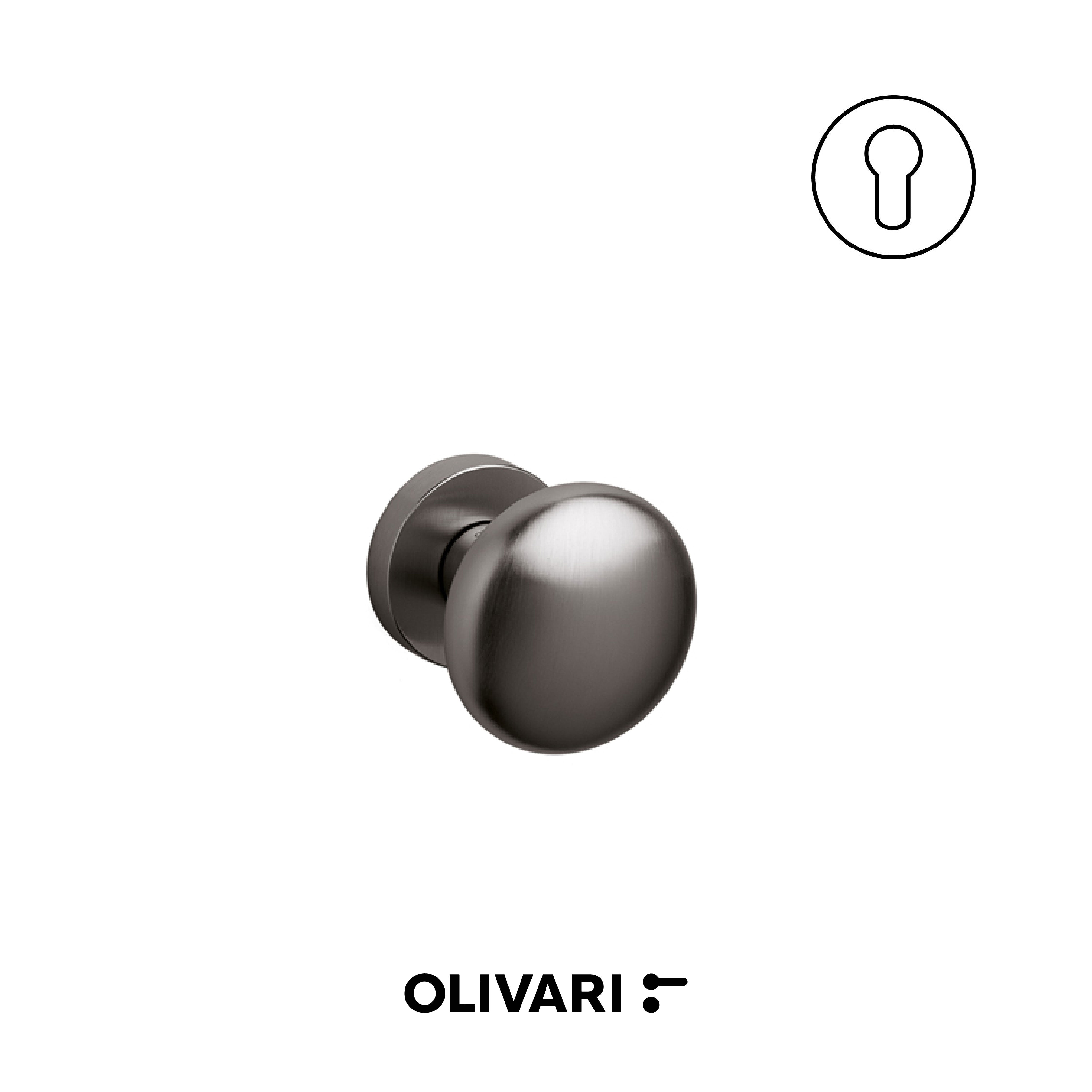 Olivari Edison Ø60 - Pomoli centrali per porte