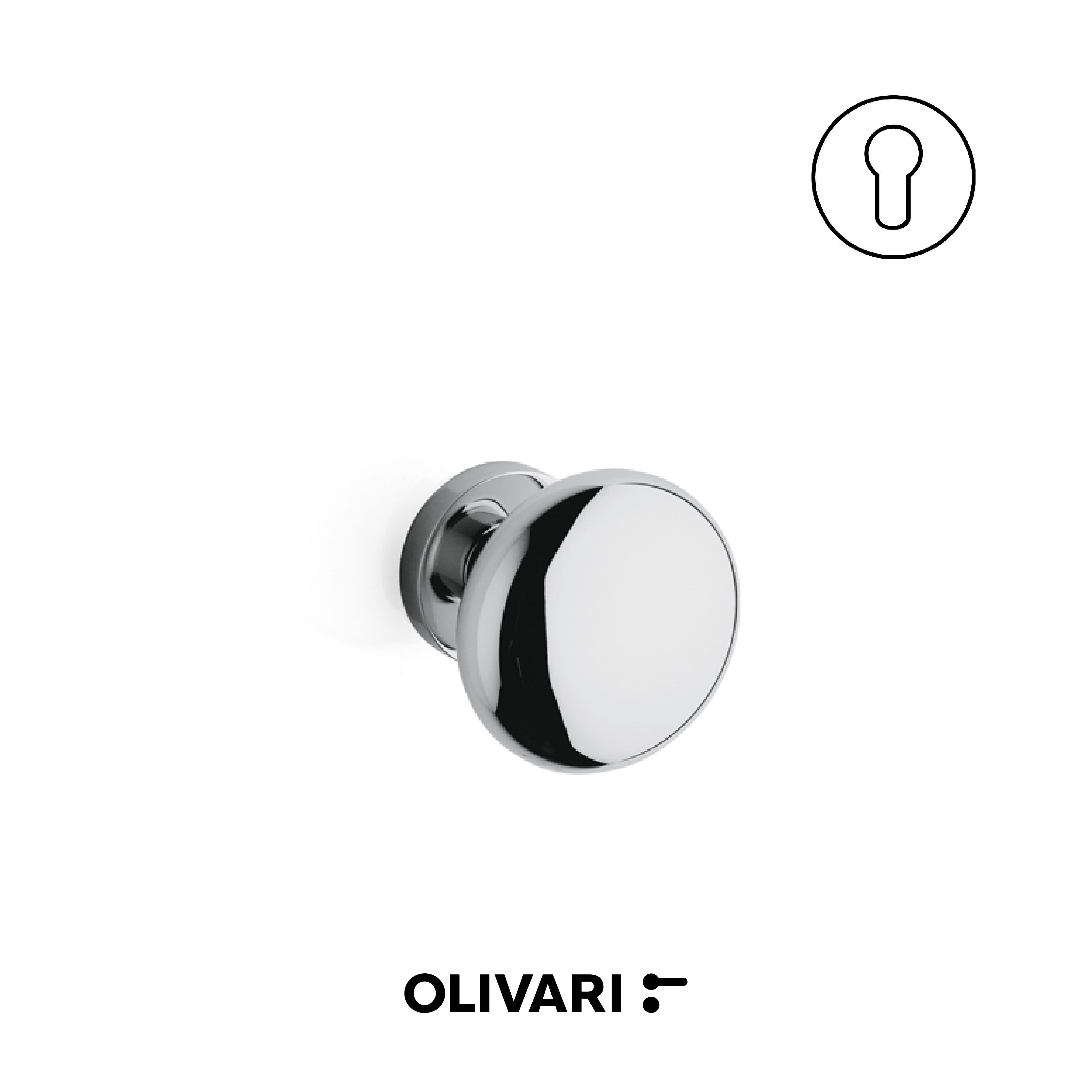 Olivari Edison Ø70 - Pomoli centrali per porte