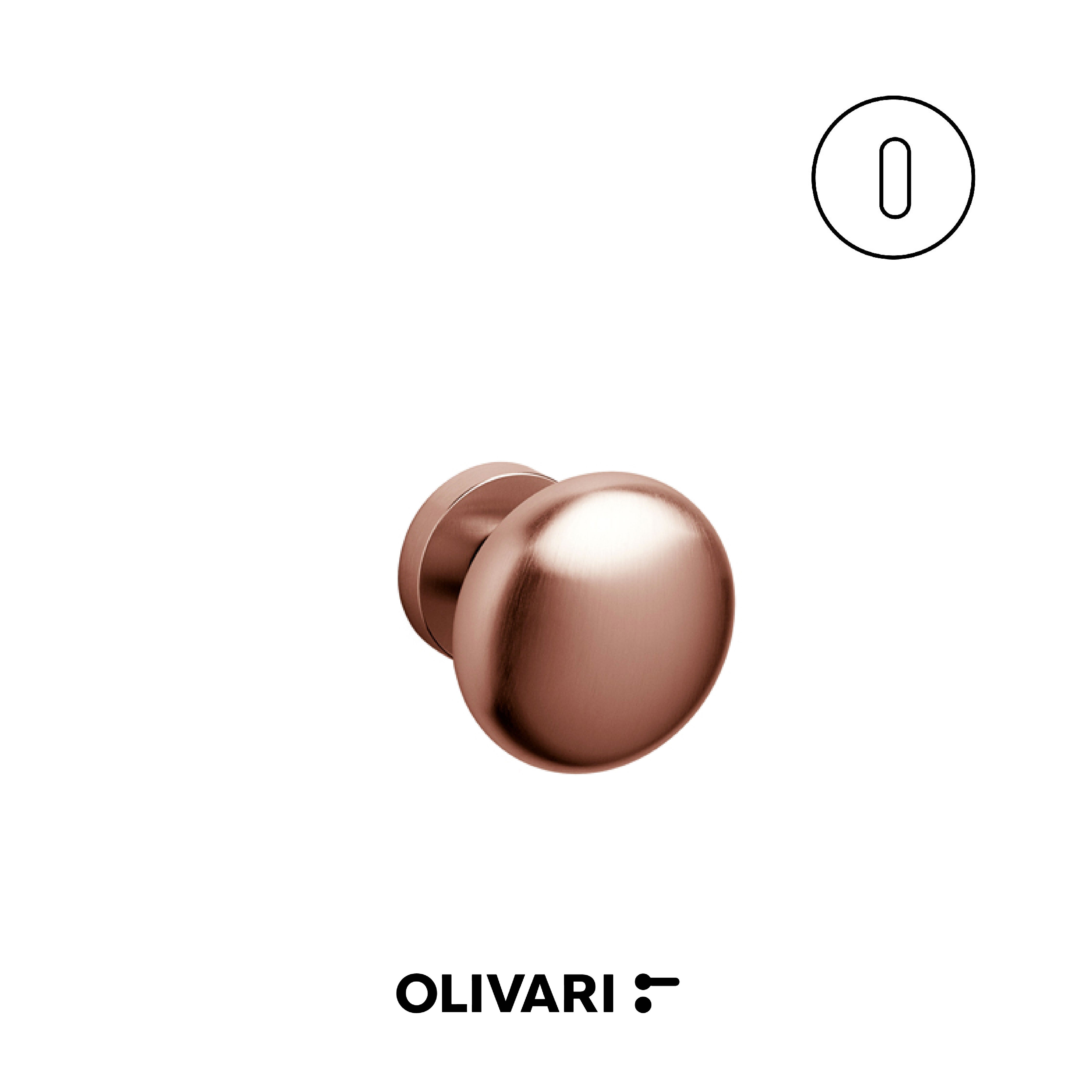 Olivari Edison Ø70 - Pomoli centrali per porte