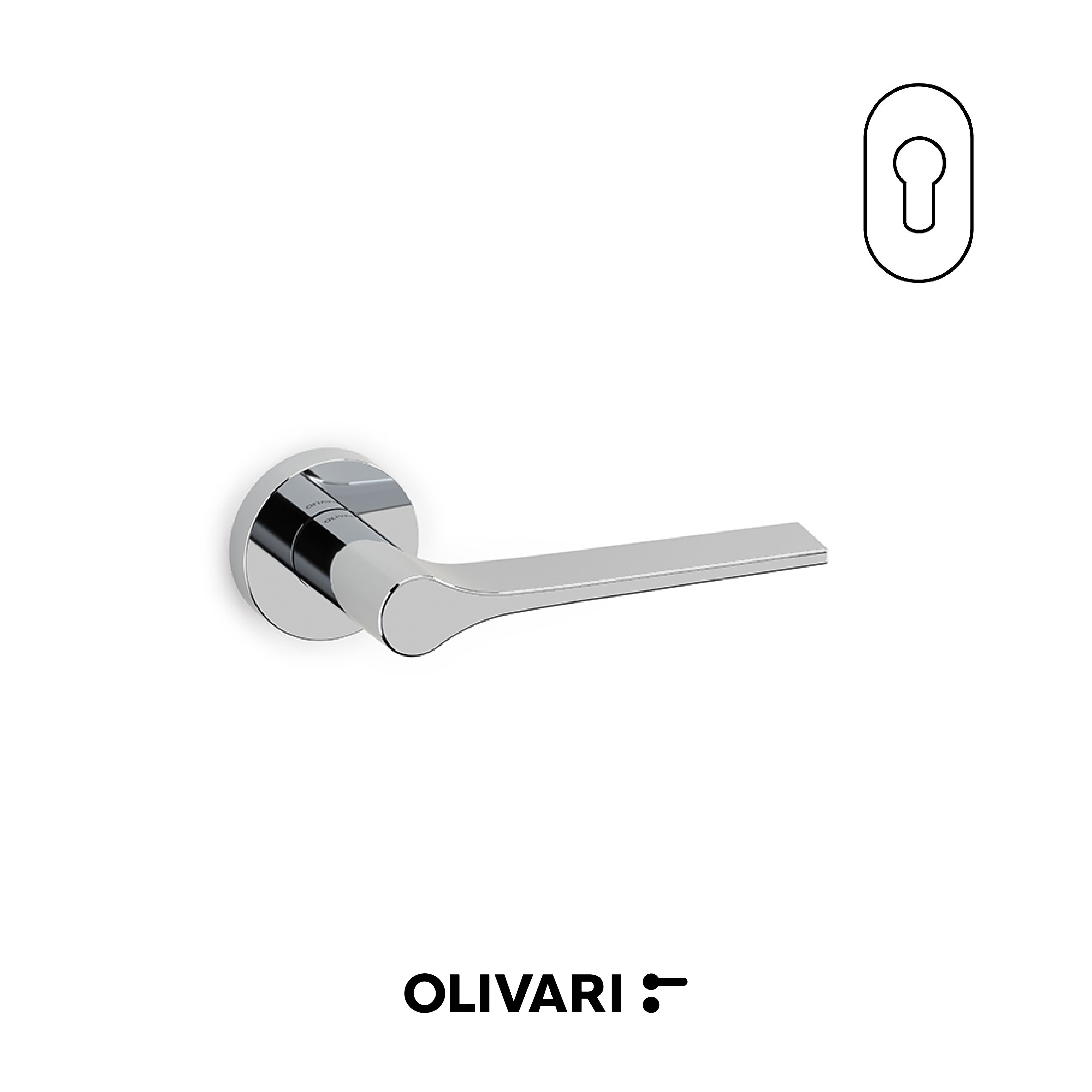 Olivari Lama - Maniglia per porta interna