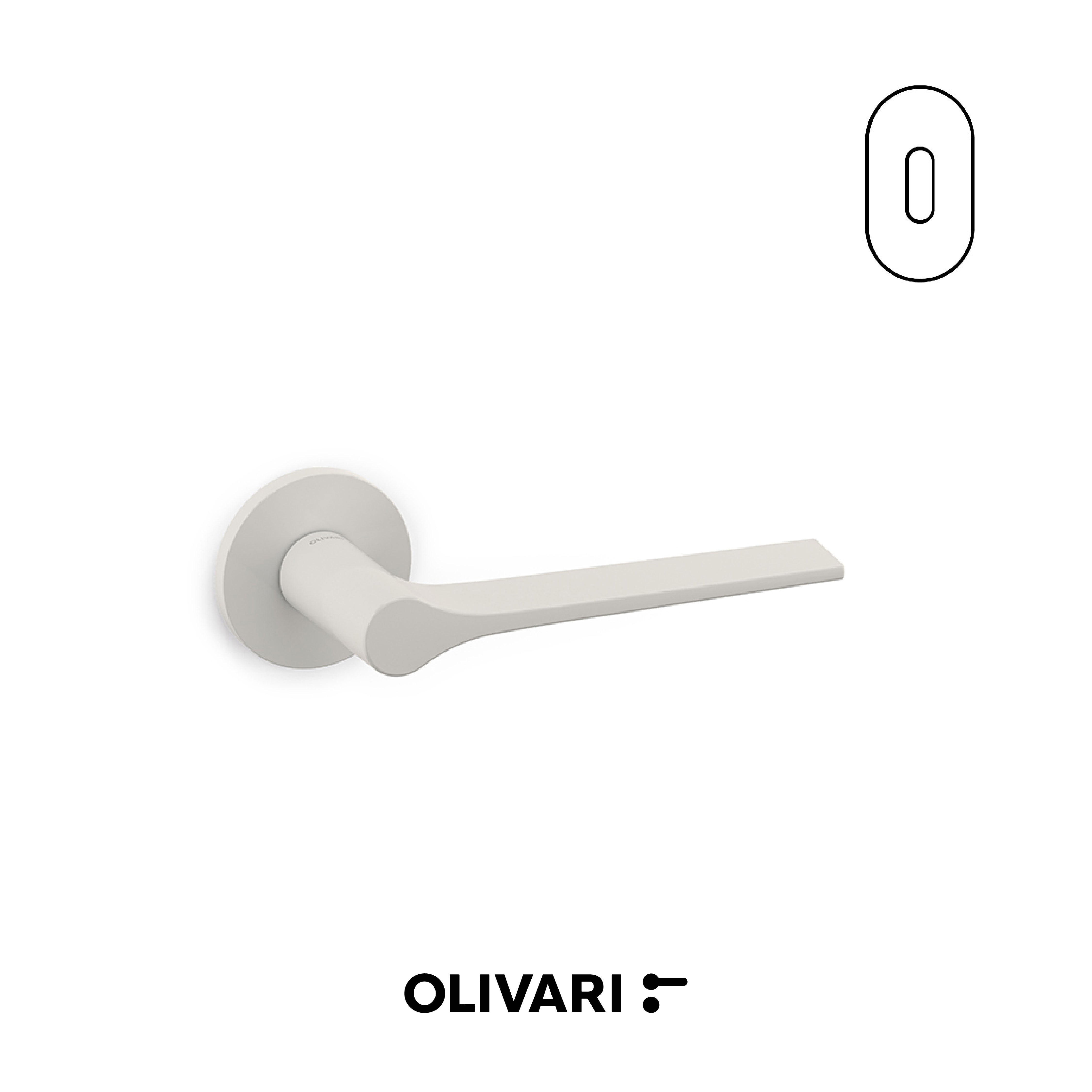 Olivari Lama L - Maniglia per porta interna