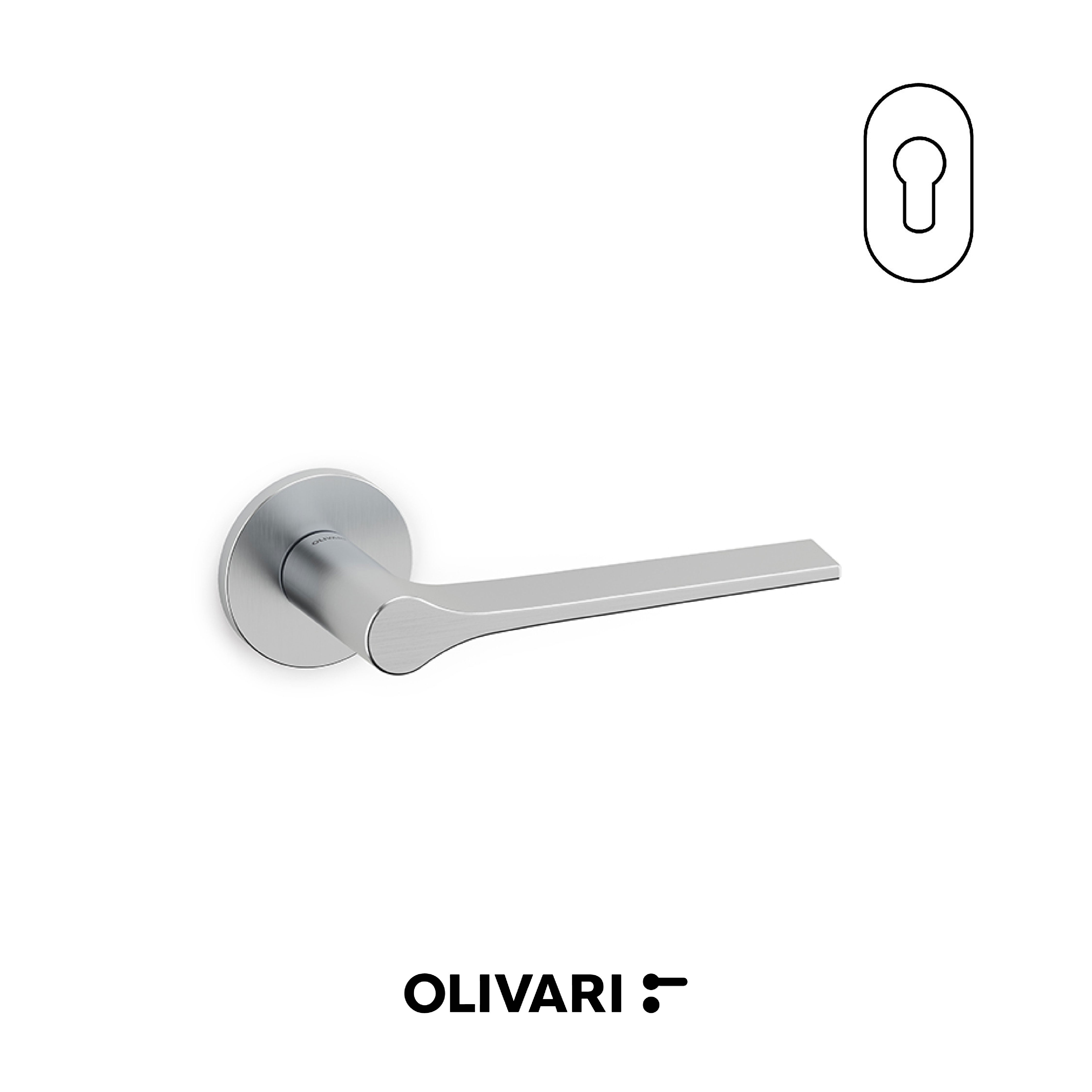 Olivari Lama L - Maniglia per porta interna