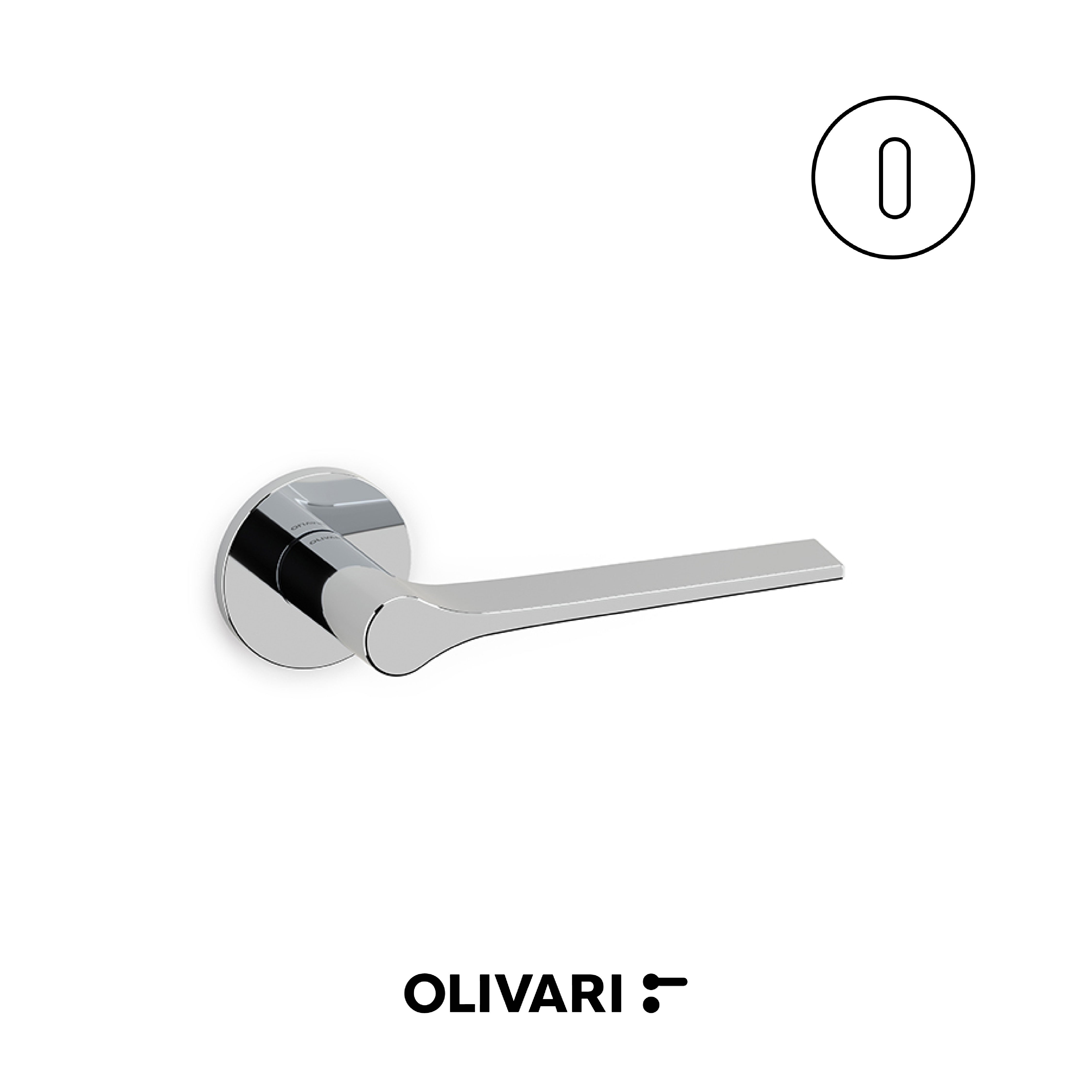 Olivari Lama L - Maniglia per porta interna