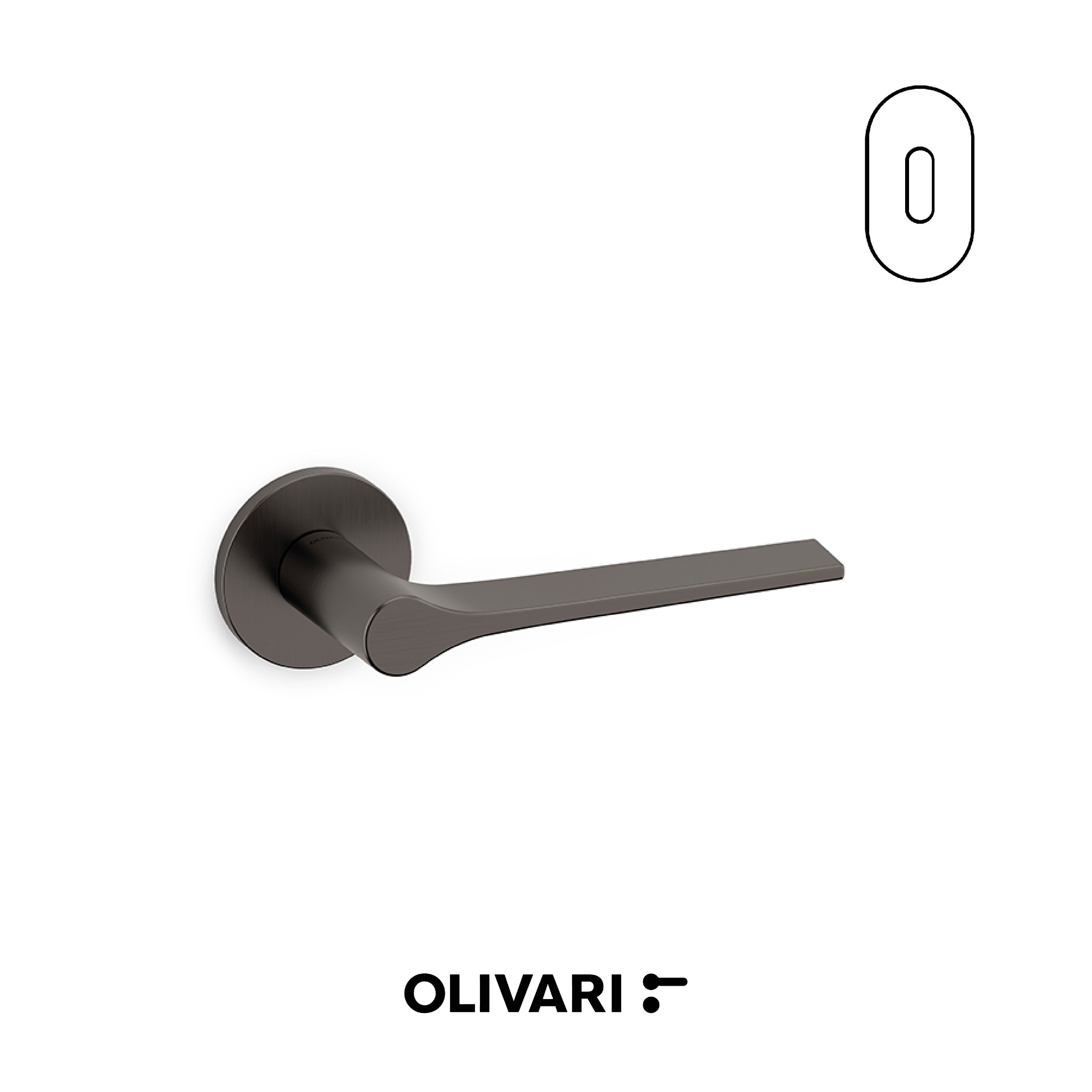 Olivari Lama L - Maniglia per porta interna