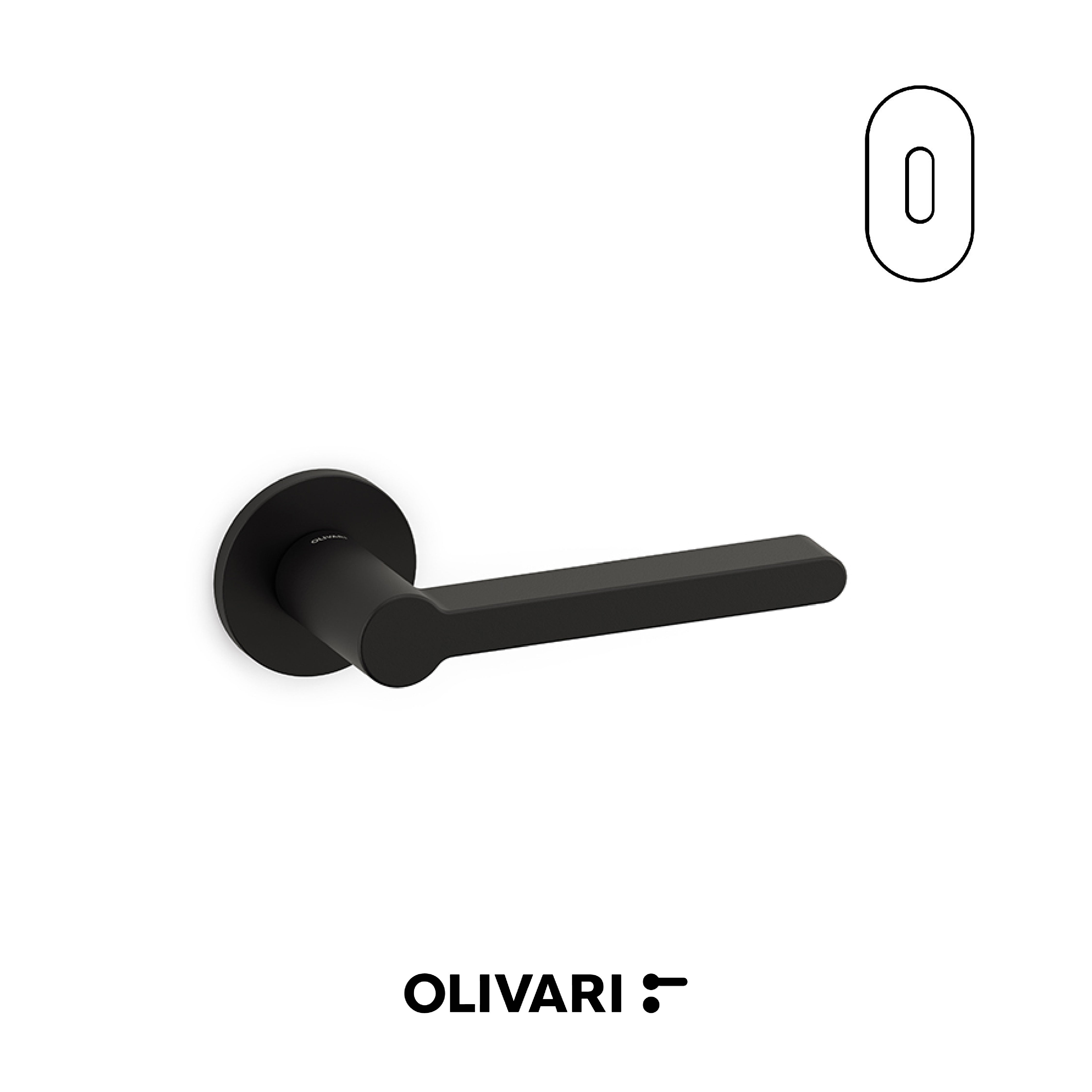Olivari Logo L - Maniglia per porta interna