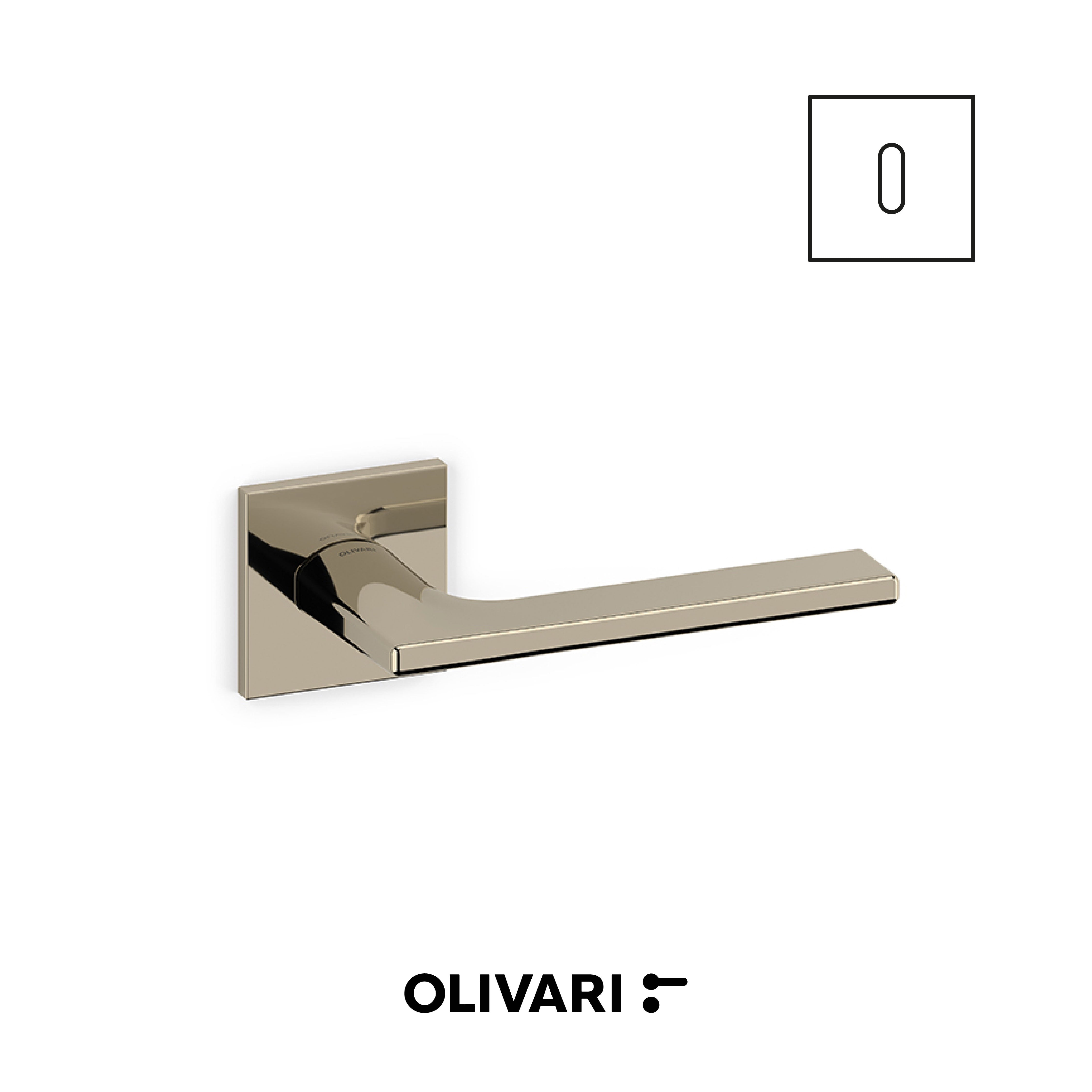 Olivari Lotus Q - Maniglia per porta interna