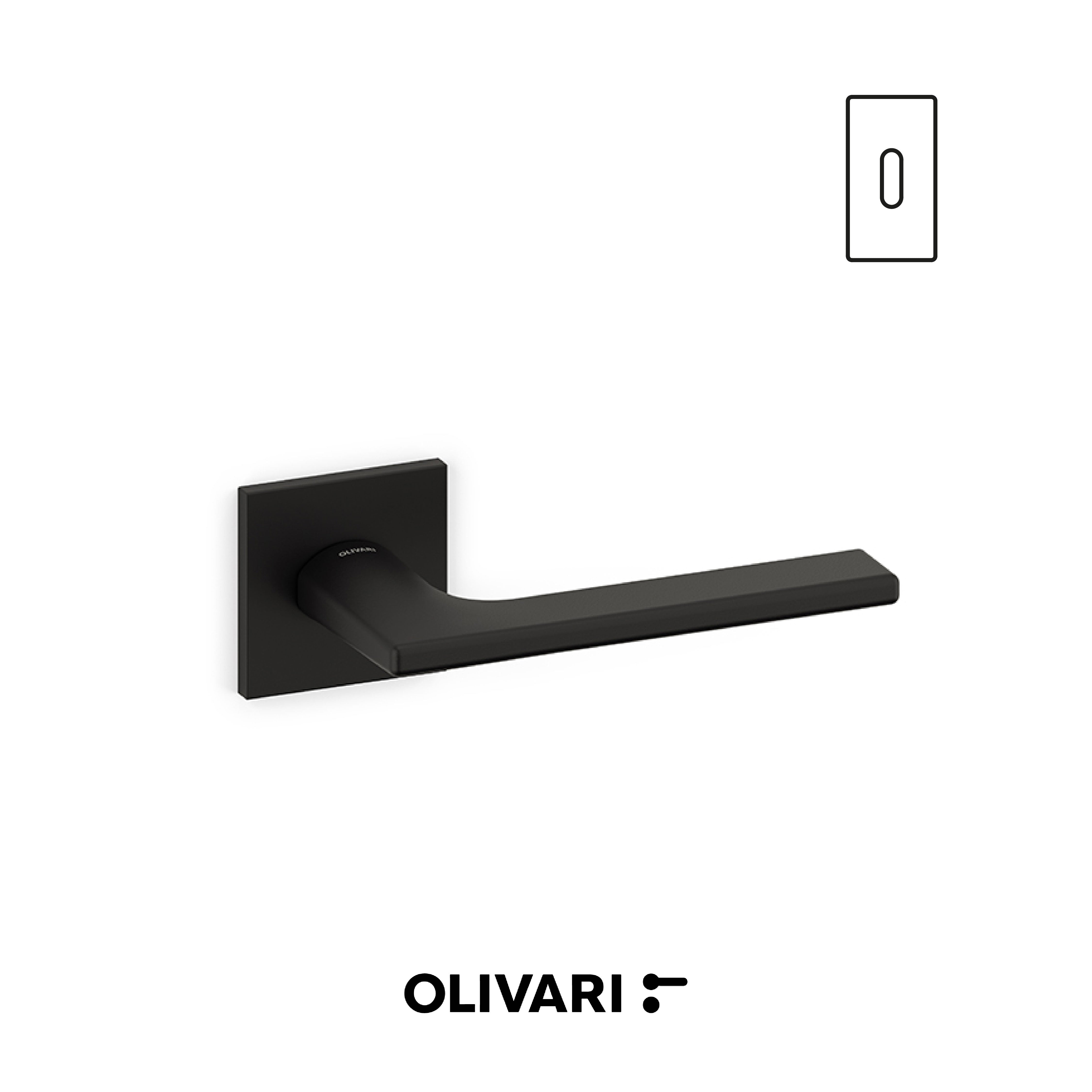 Olivari Lotus Q - Maniglia per porta interna
