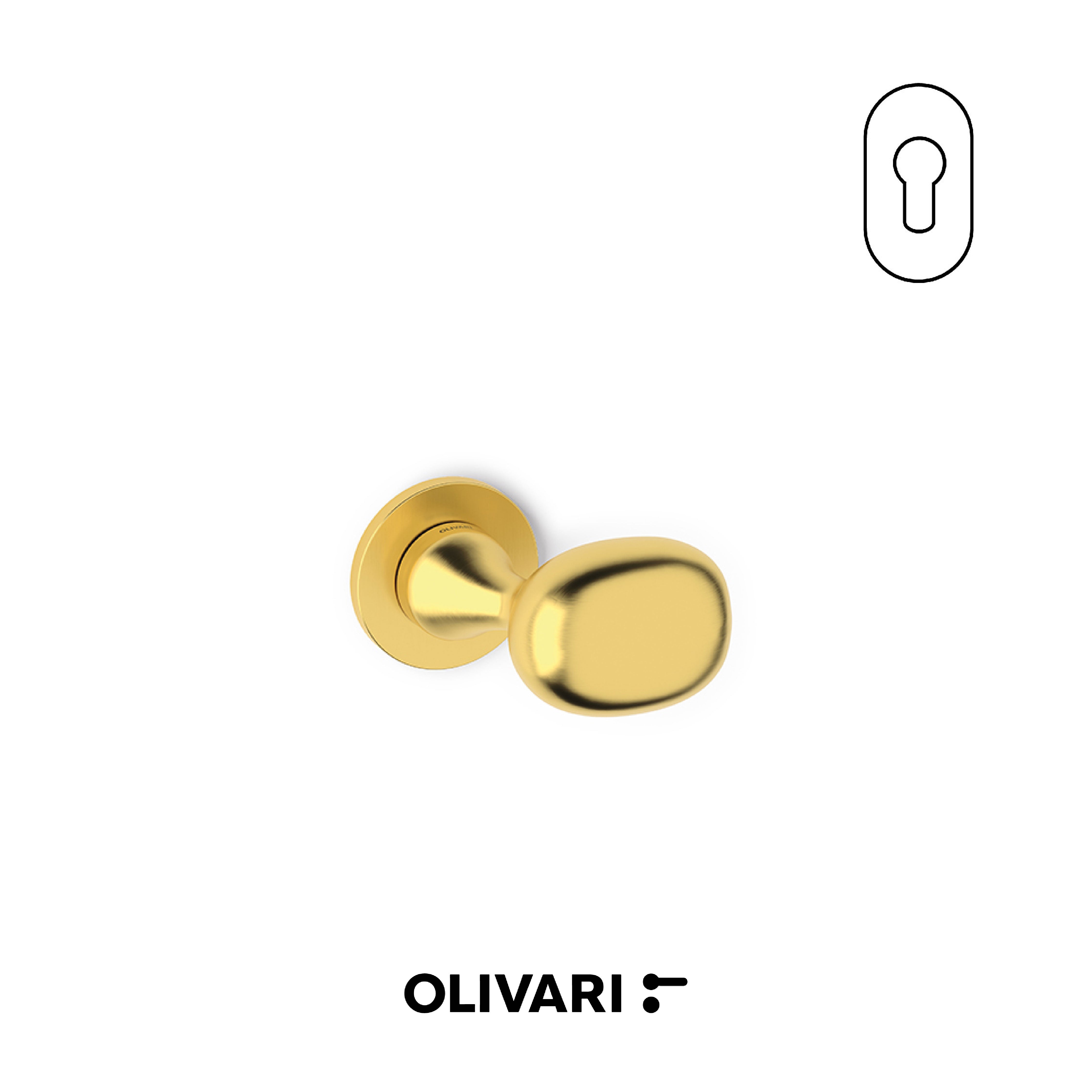 Olivari Melanzana - Pomoli zancati per porte