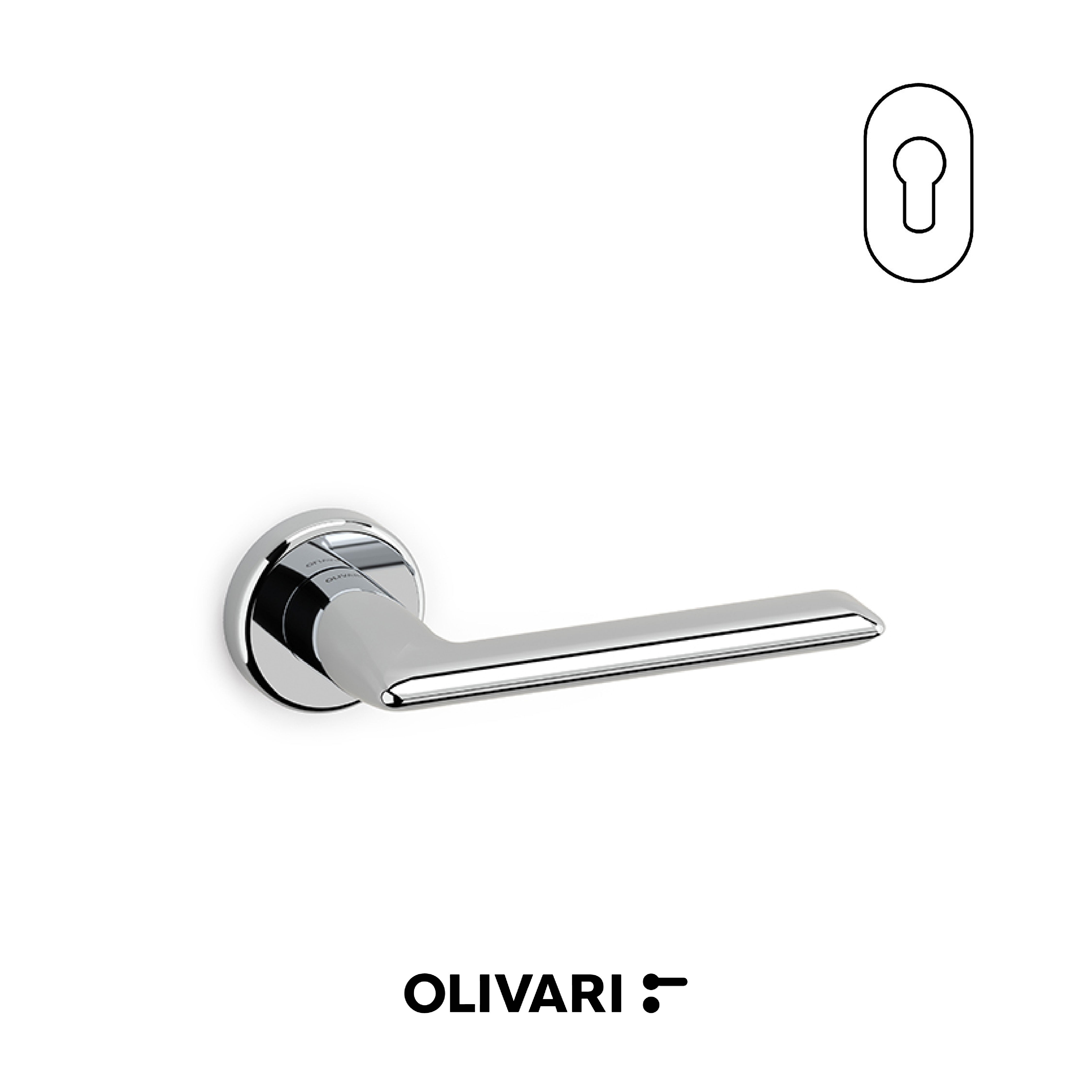 Olivari Tecno - Maniglia per porta interna