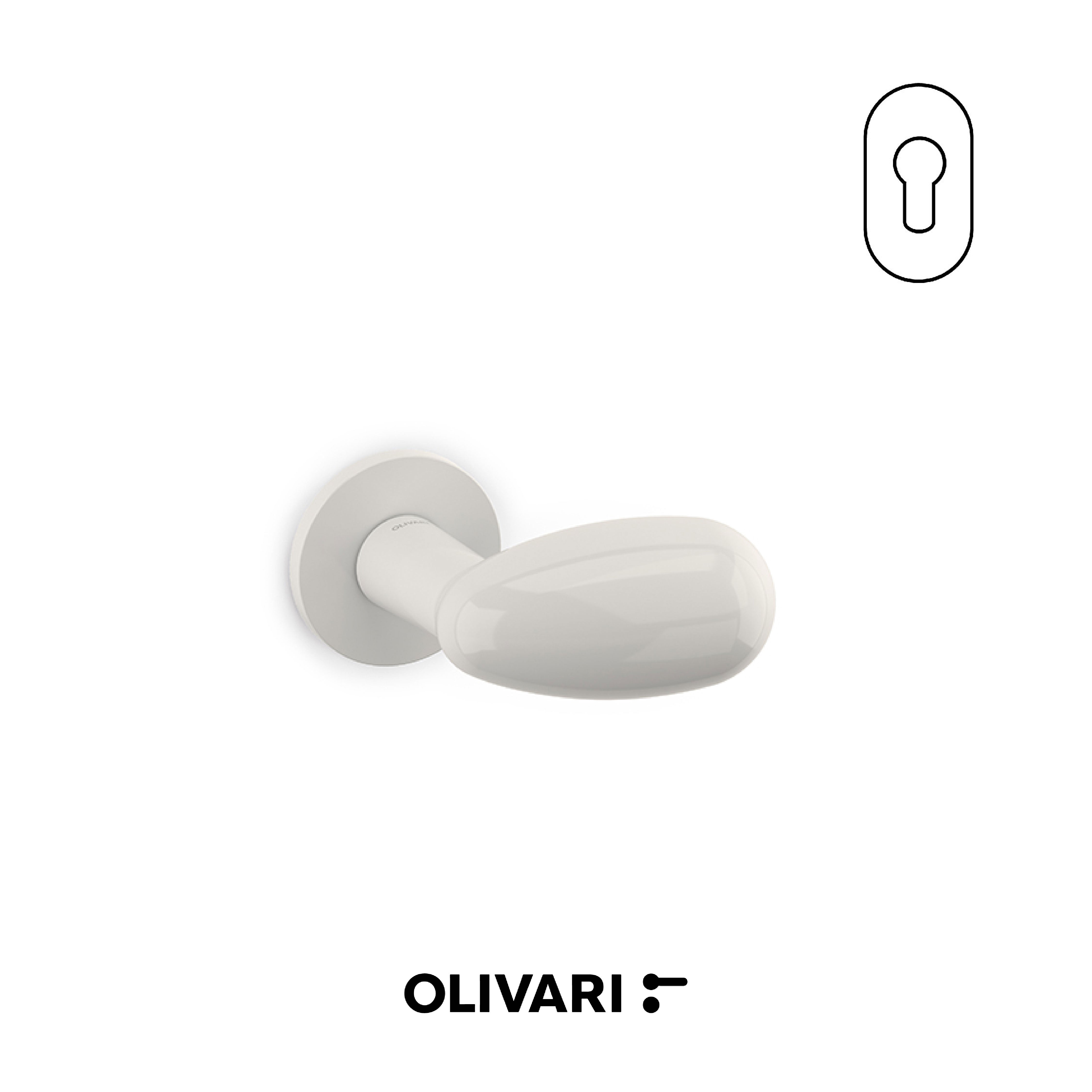 Olivari Uovo - Maniglia per porta interna