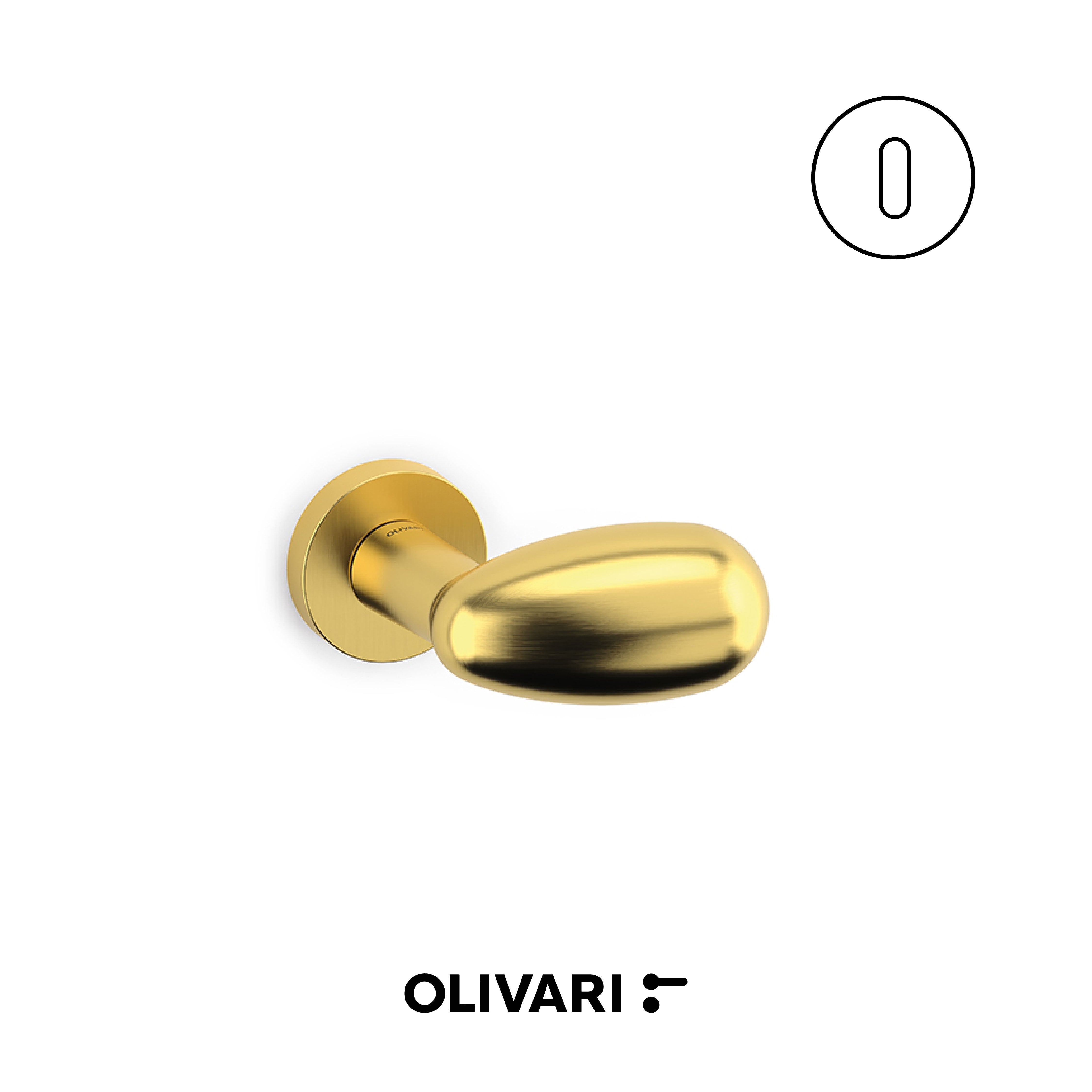 Olivari Uovo - Maniglia per porta interna