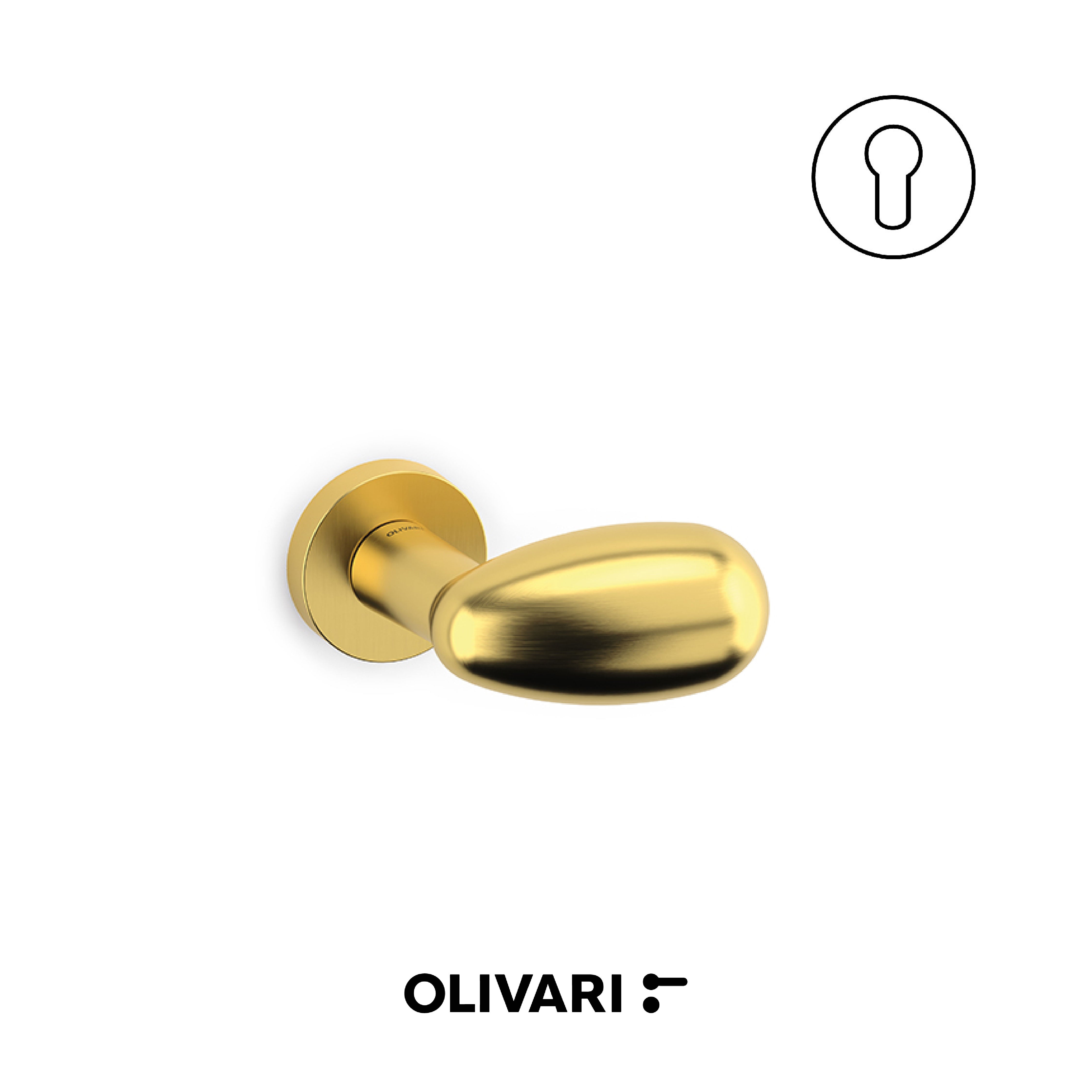 Olivari Uovo - Maniglia per porta interna