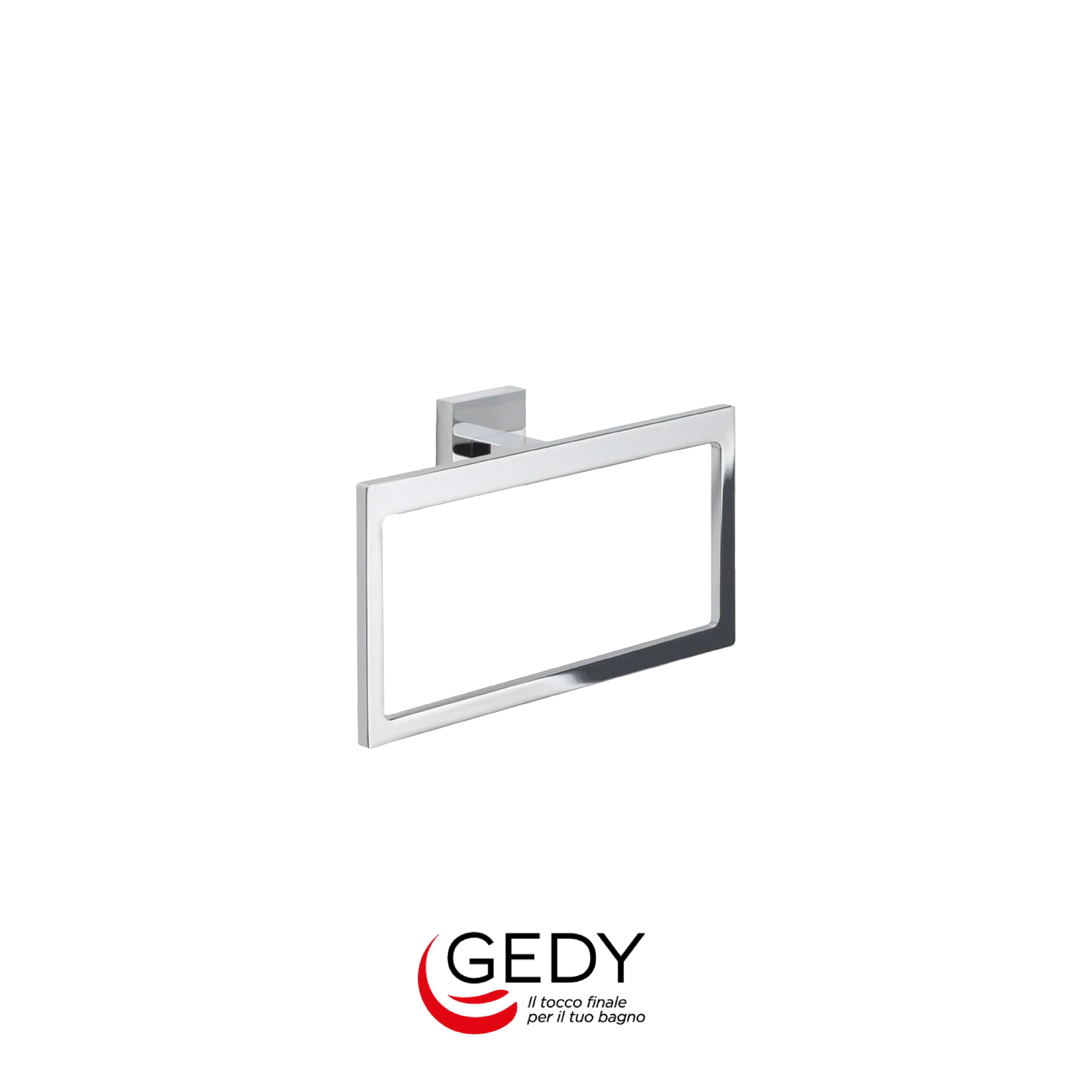 GEDY Elba - Portasalviette ad anello - 13 - Cromato