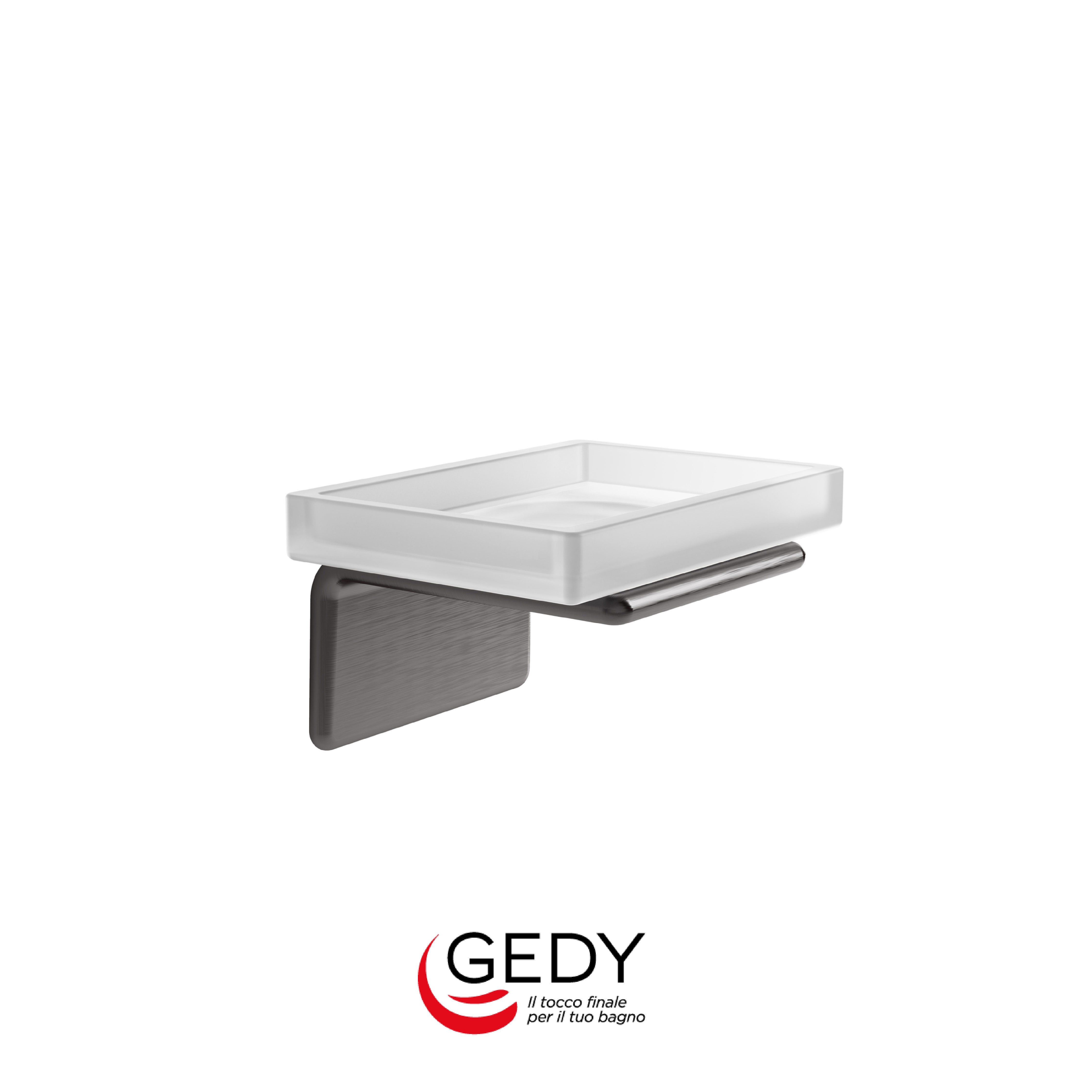 GEDY Il Giglio - Portasapone - 81 - Gun metal