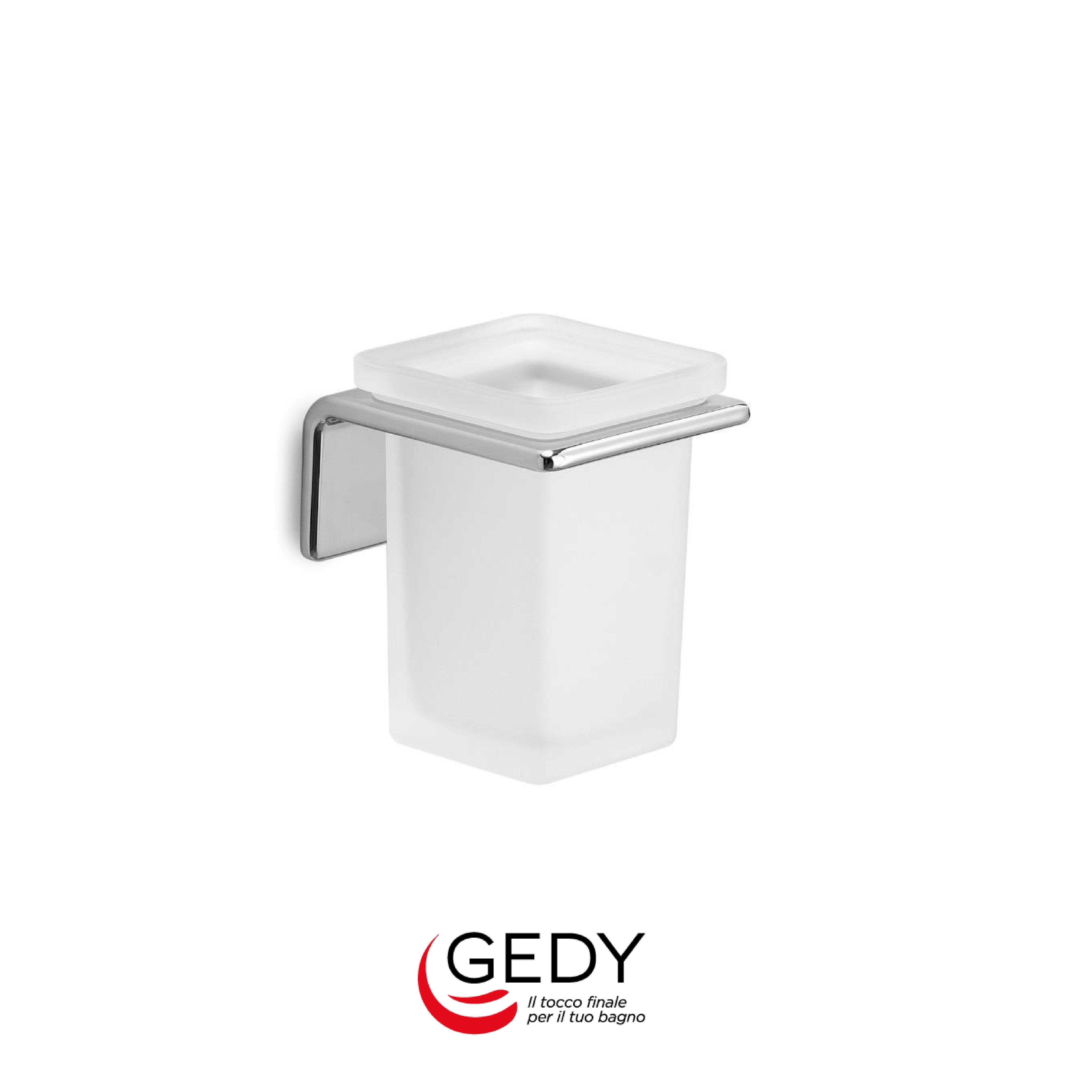 GEDY Il Giglio - Portaspazzolini - 13 - Cromato