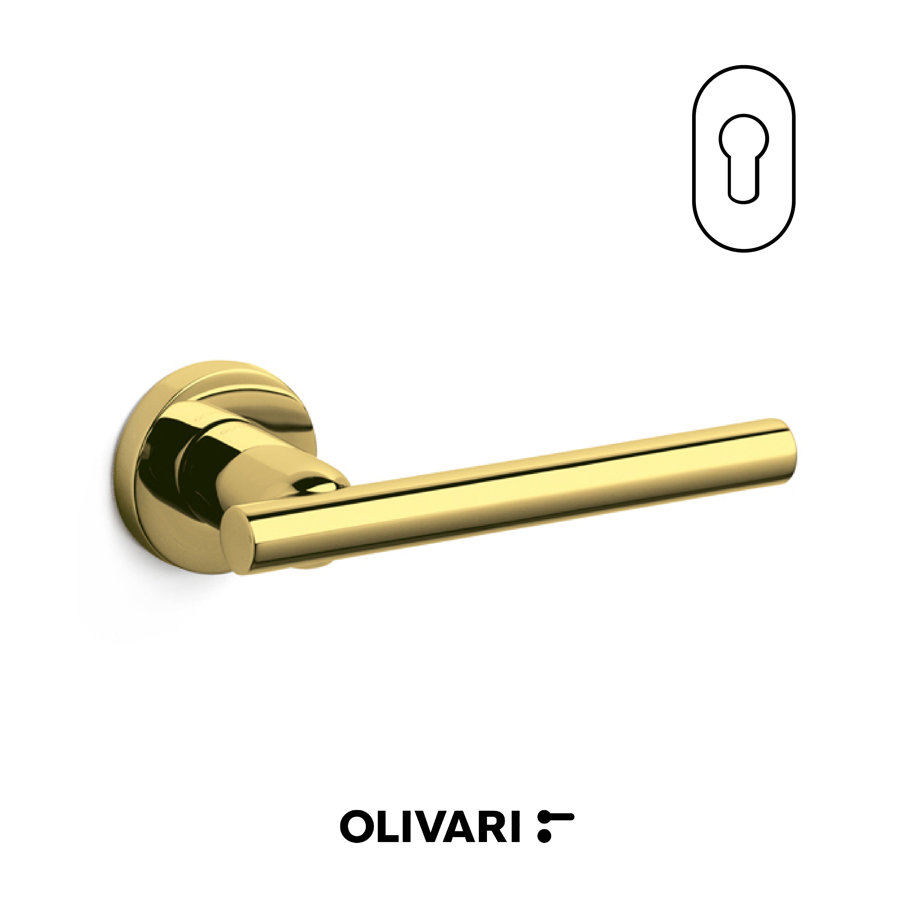 Stilo - Olivari Maniglia per porta interna - Imhoff Handles